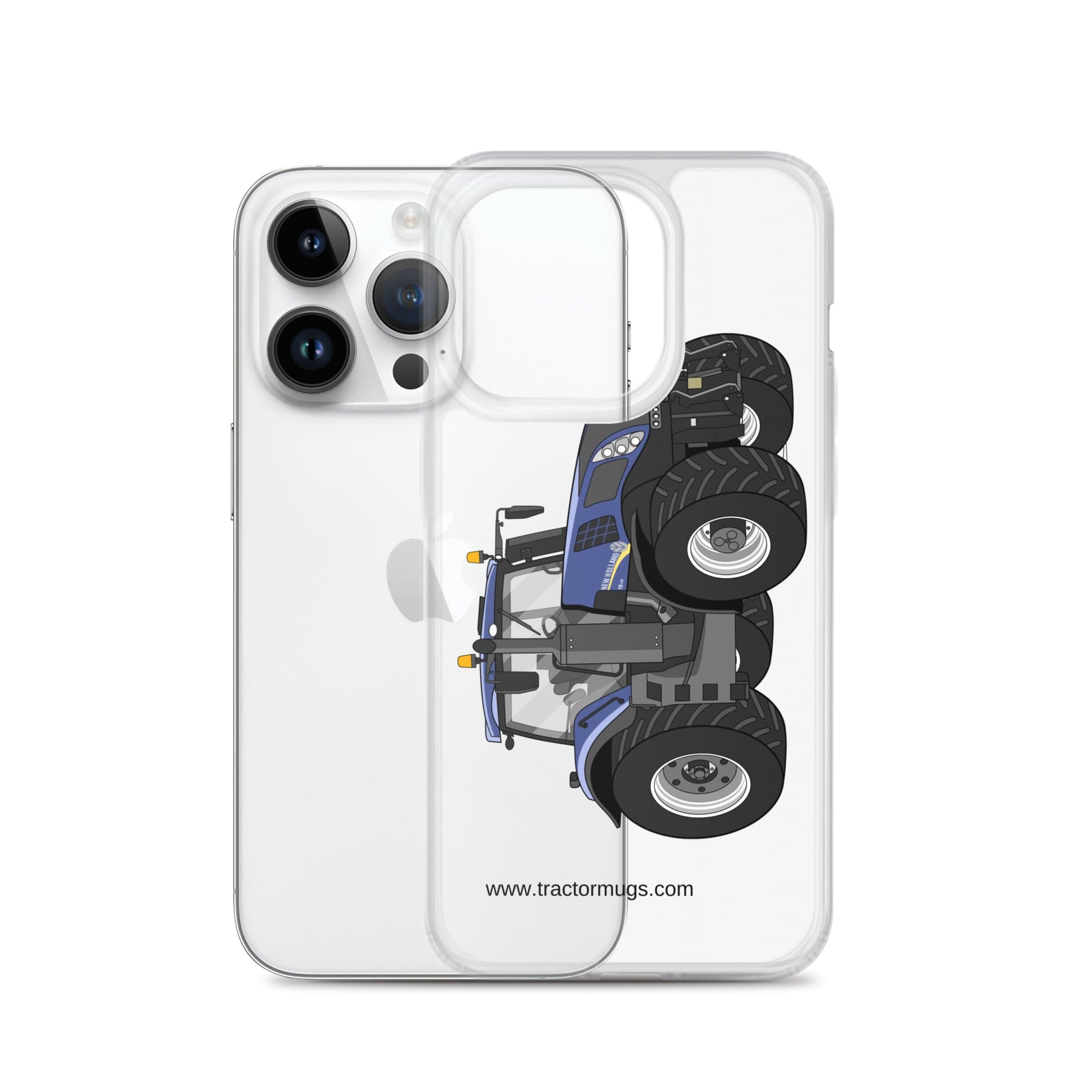 The Tractor Mugs Store New Holland T8 435 | Clear Case for iPhone® Quality Farmers Merch