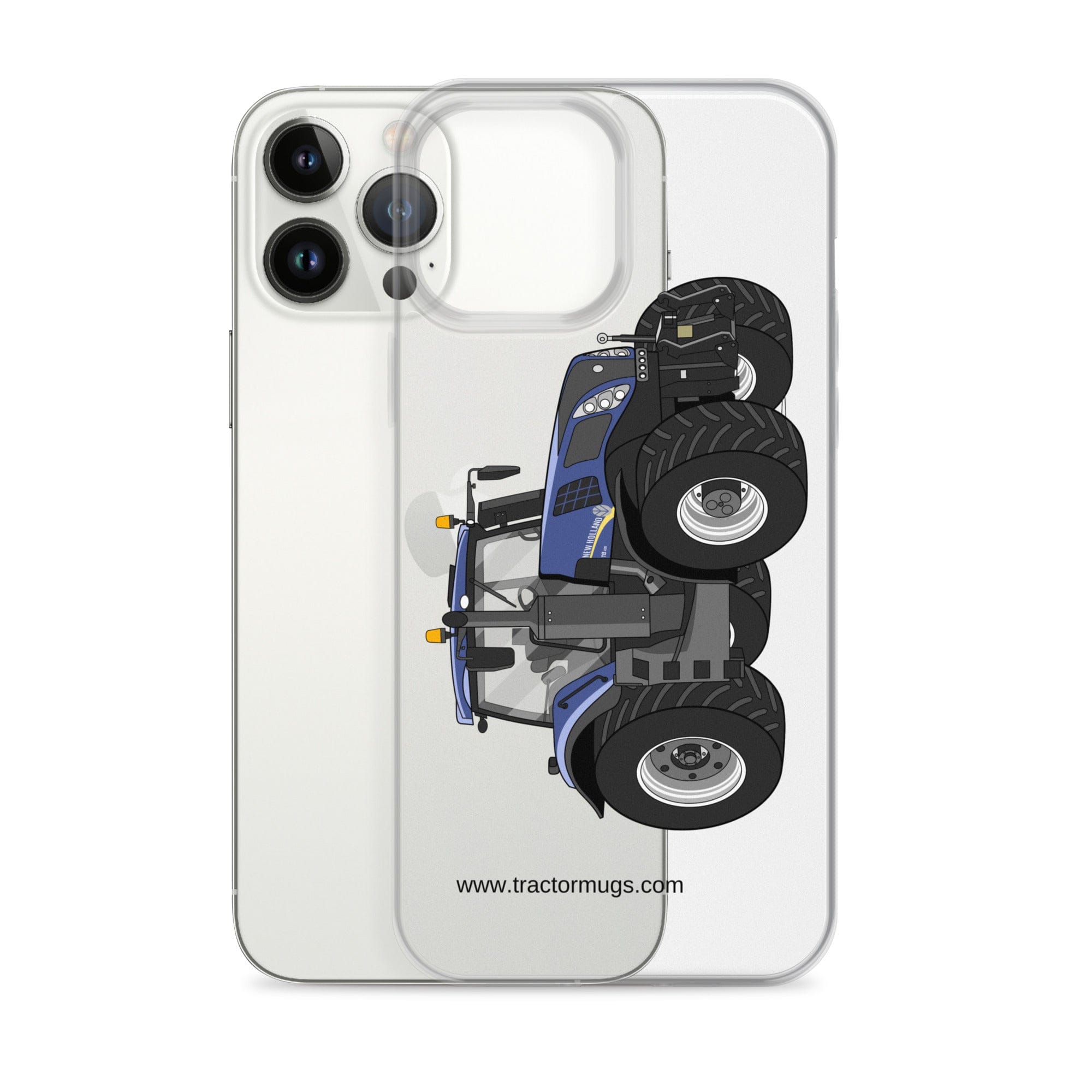 The Tractor Mugs Store New Holland T8 435 | Clear Case for iPhone® Quality Farmers Merch