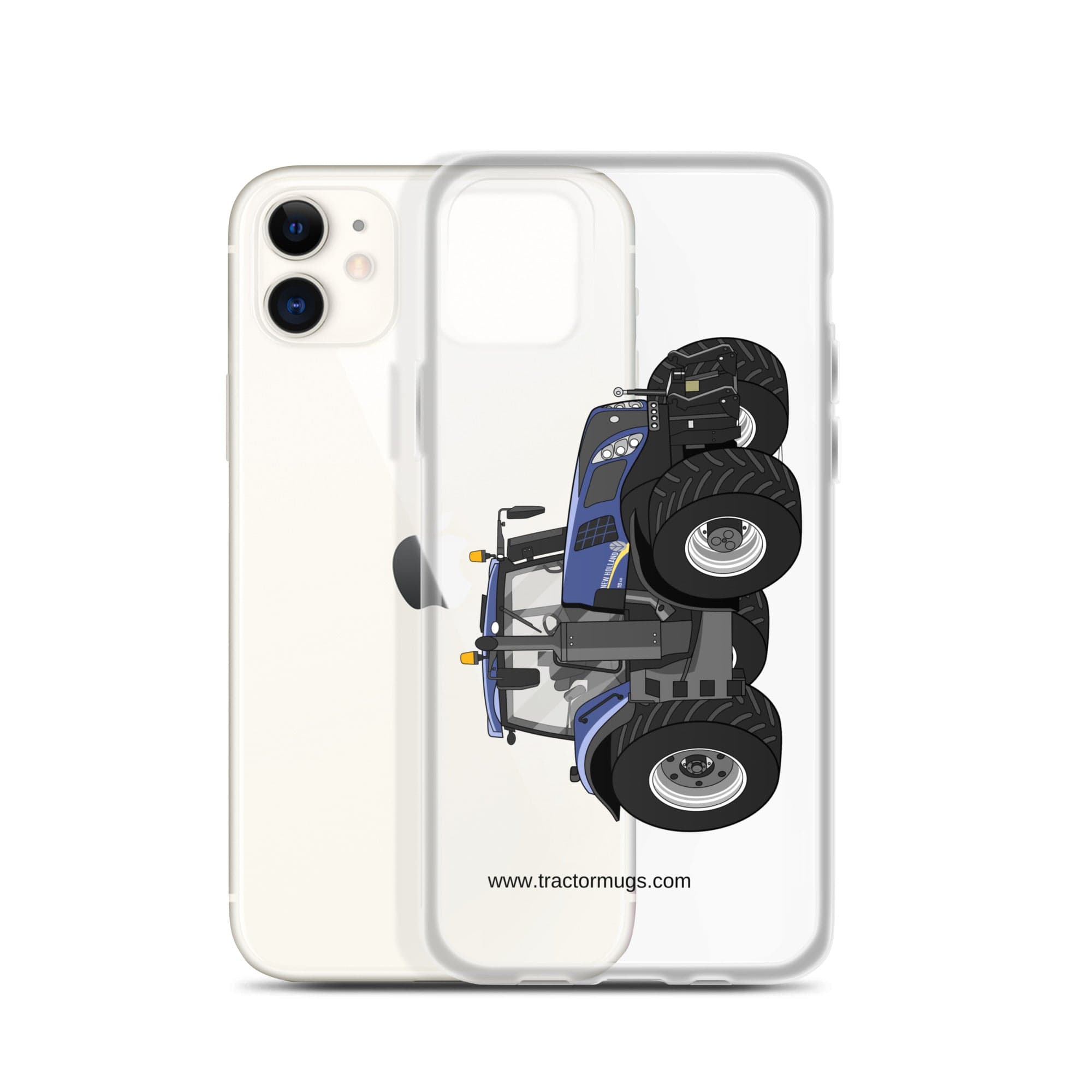 The Tractor Mugs Store New Holland T8 435 | Clear Case for iPhone® Quality Farmers Merch