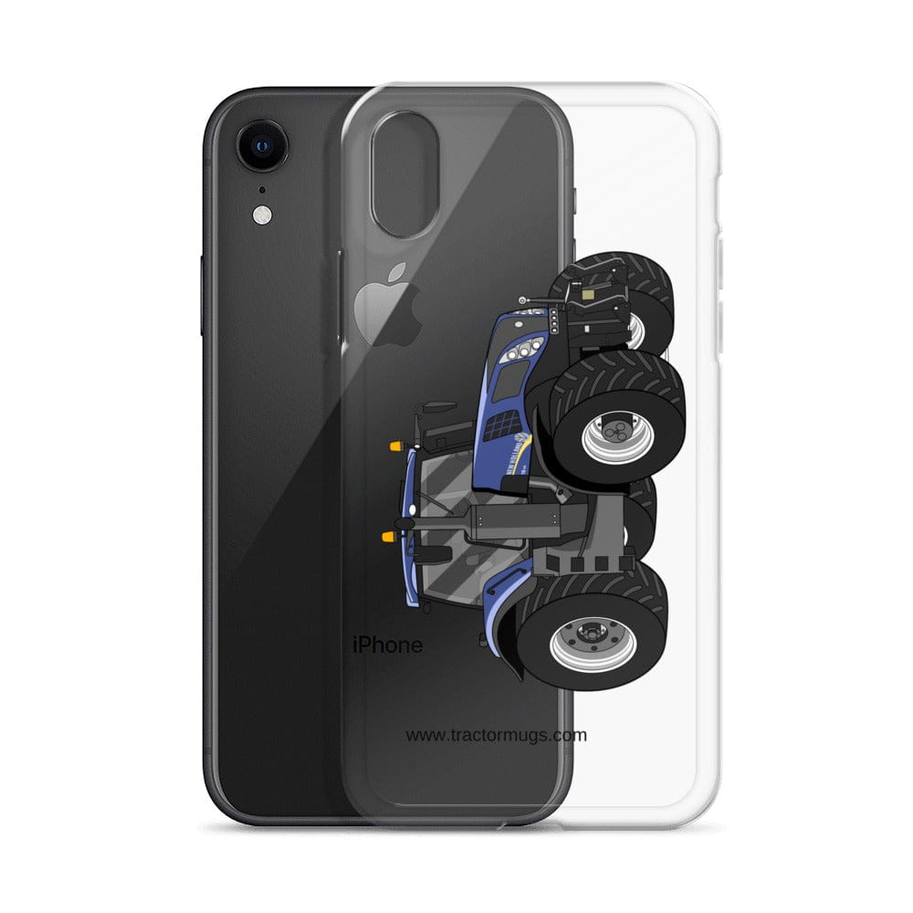 The Tractor Mugs Store New Holland T8 435 | Clear Case for iPhone® Quality Farmers Merch