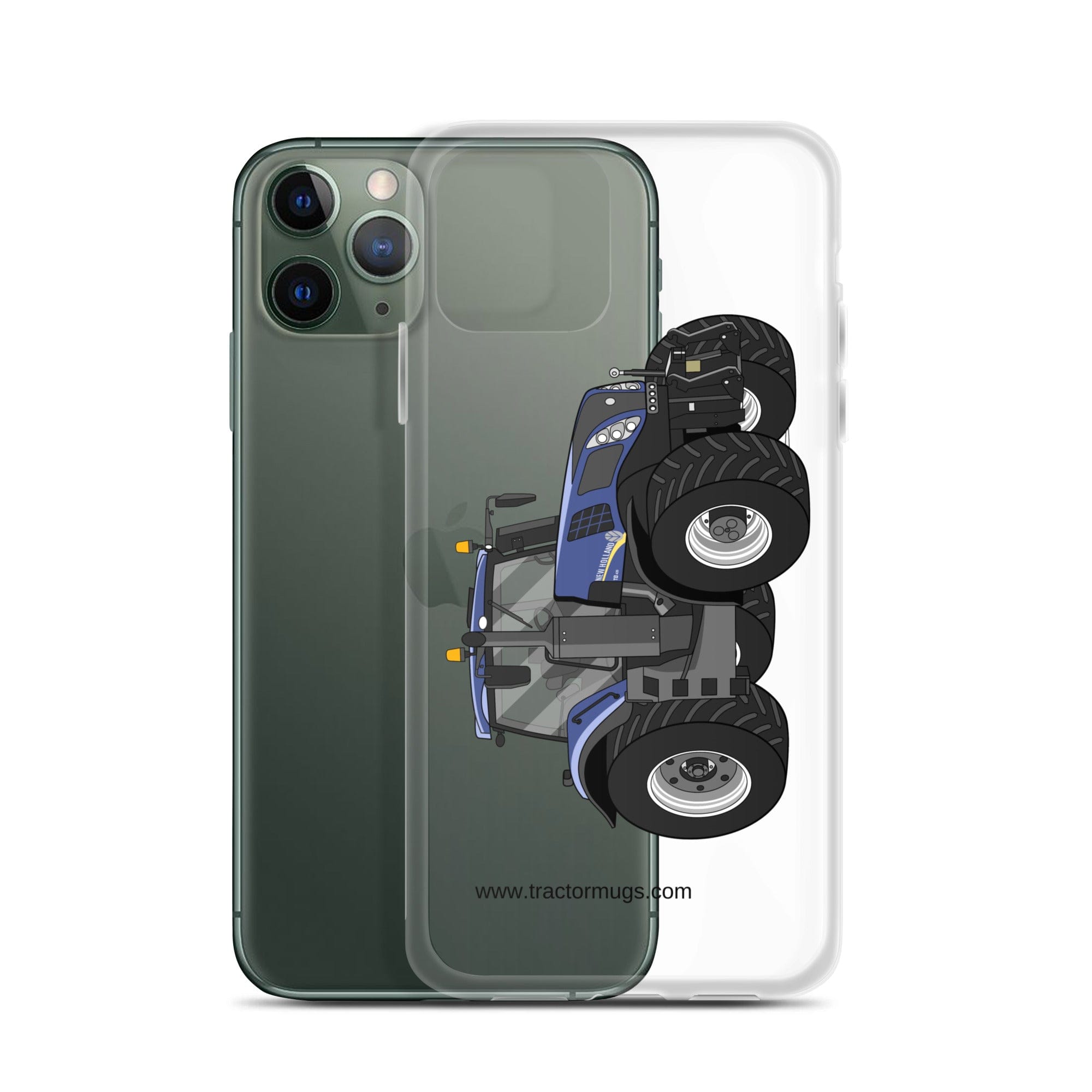 The Tractor Mugs Store New Holland T8 435 | Clear Case for iPhone® Quality Farmers Merch