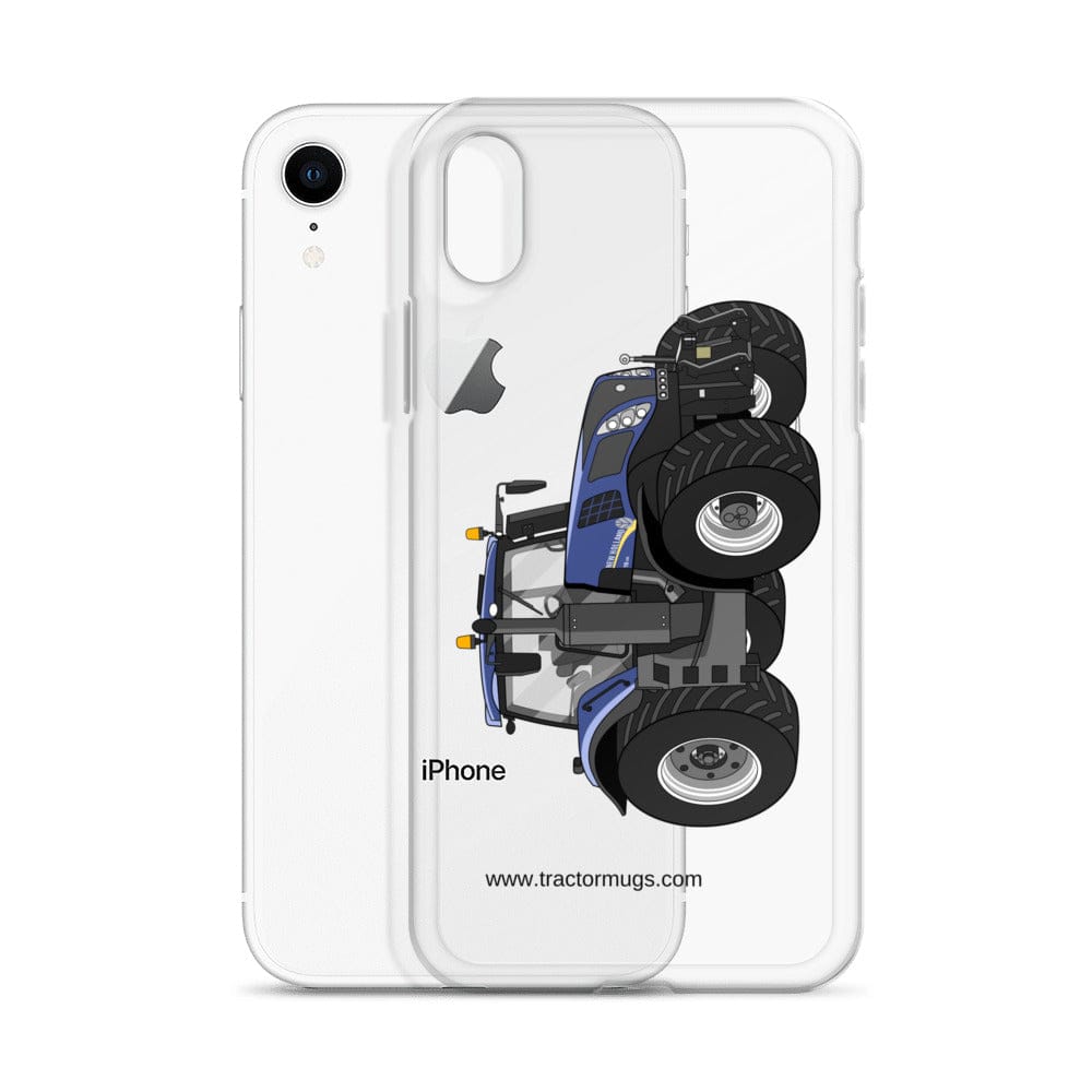 The Tractor Mugs Store New Holland T8 435 | Clear Case for iPhone® Quality Farmers Merch
