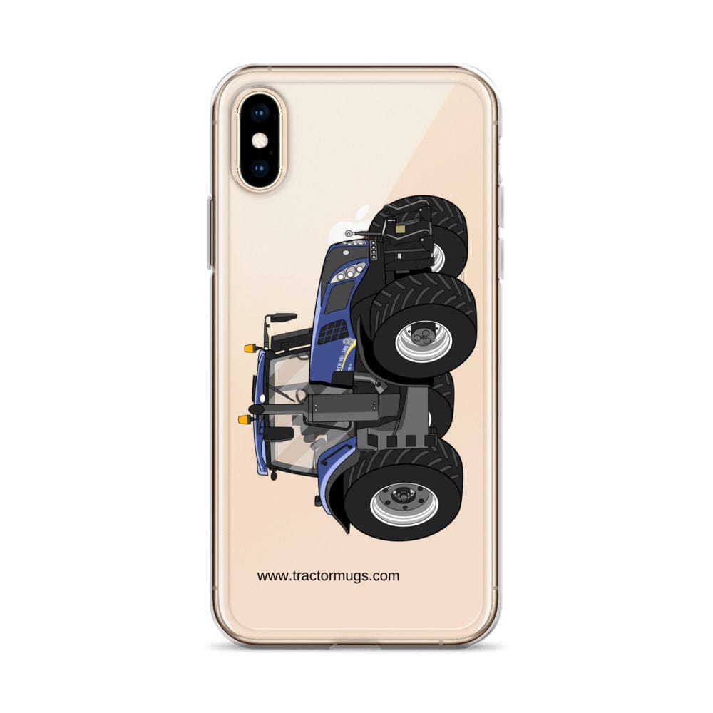 The Tractor Mugs Store New Holland T8 435 | Clear Case for iPhone® Quality Farmers Merch