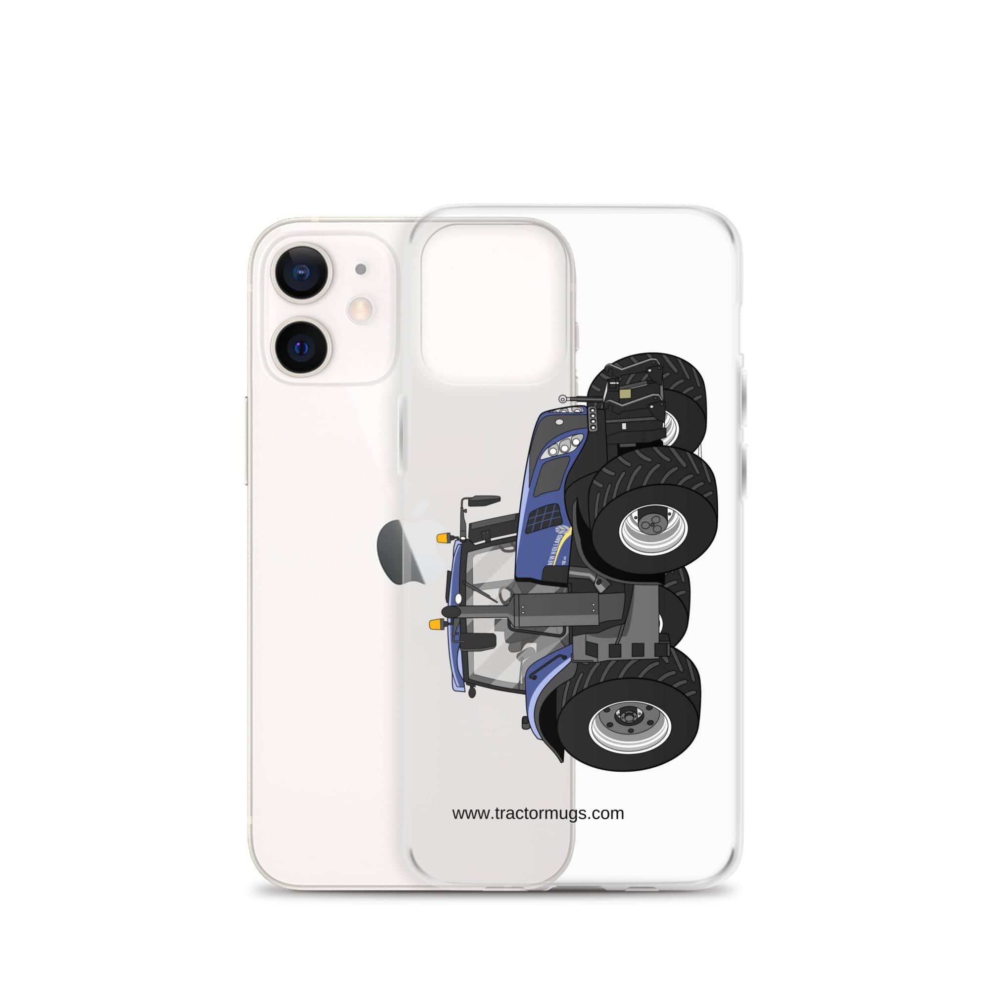 The Tractor Mugs Store New Holland T8 435 | Clear Case for iPhone® Quality Farmers Merch