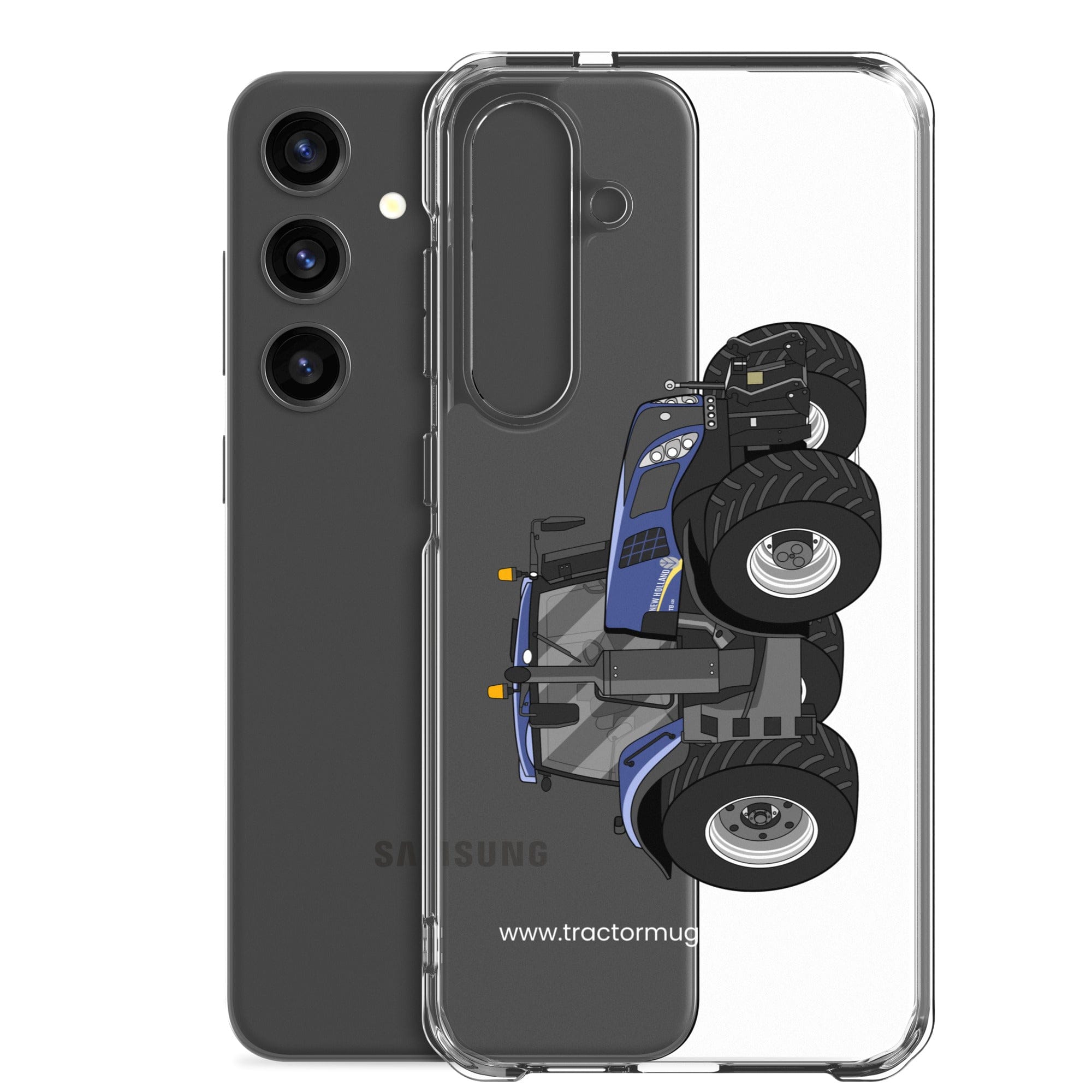 The Tractor Mugs Store New Holland T8 435 | Clear Case for Samsung® Quality Farmers Merch