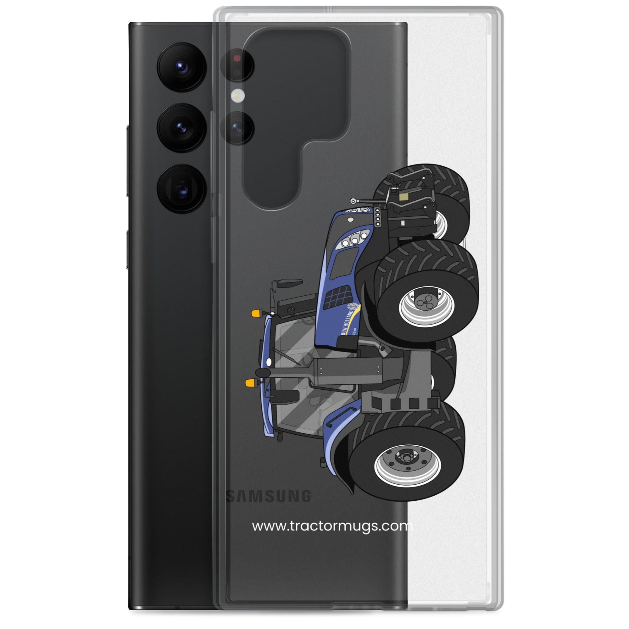 The Tractor Mugs Store New Holland T8 435 | Clear Case for Samsung® Quality Farmers Merch