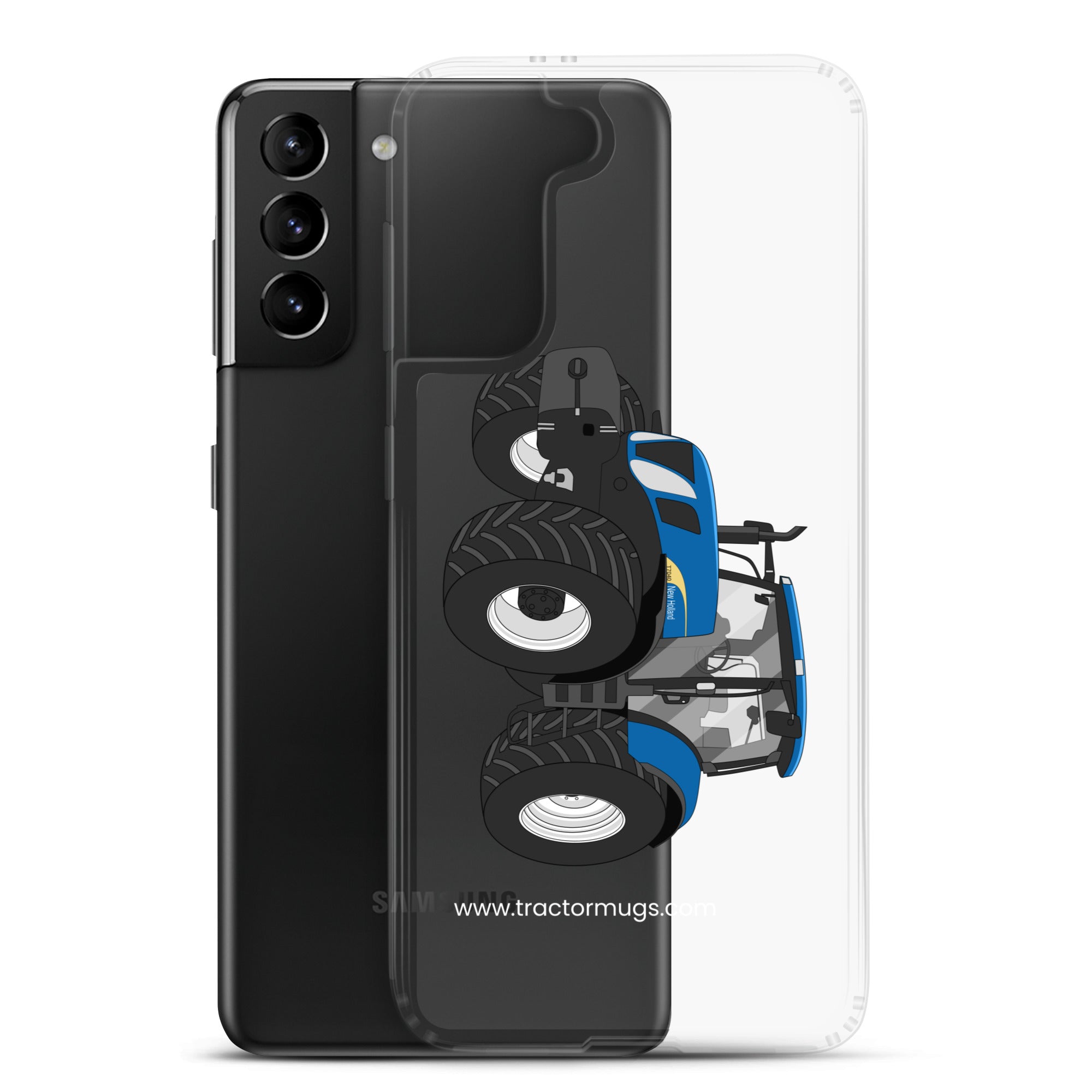 The Tractor Mugs Store New Holland The 7040-1 | Clear Case for Samsung® Quality Farmers Merch