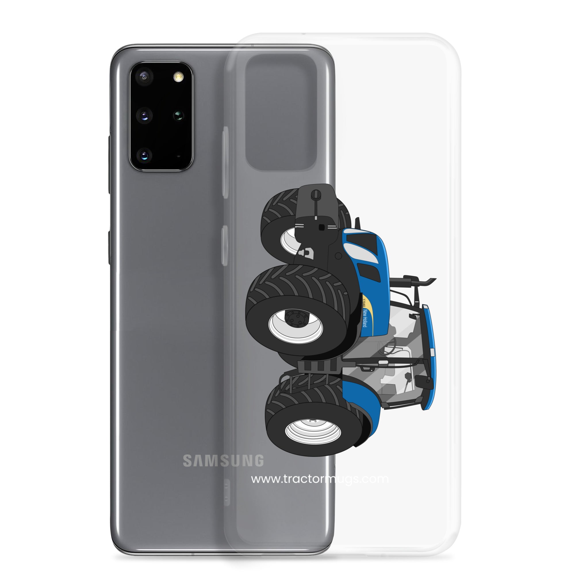 The Tractor Mugs Store New Holland The 7040-1 | Clear Case for Samsung® Quality Farmers Merch
