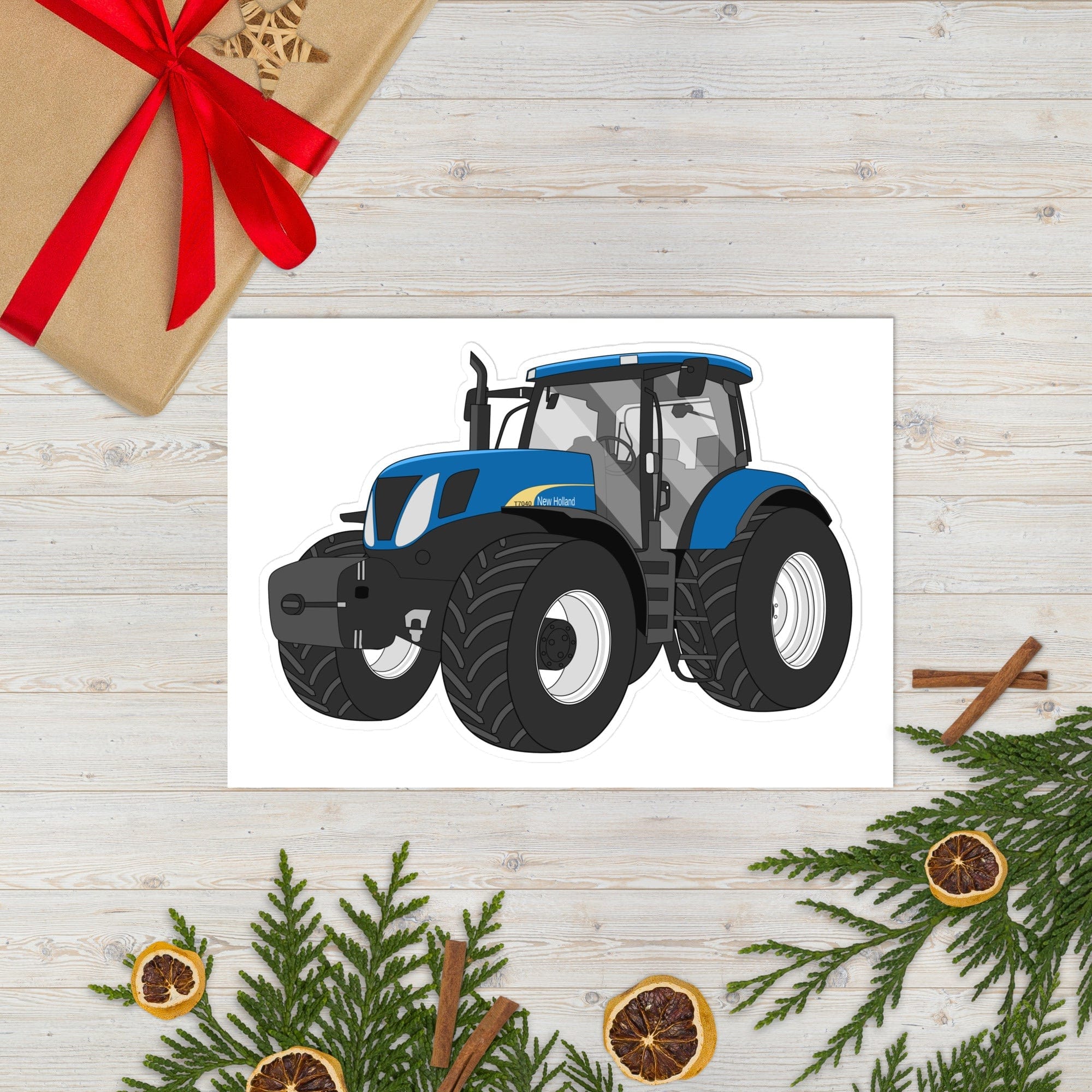 The Tractor Mugs Store New Holland The 7040-1 | Sticker sheet Quality Farmers Merch