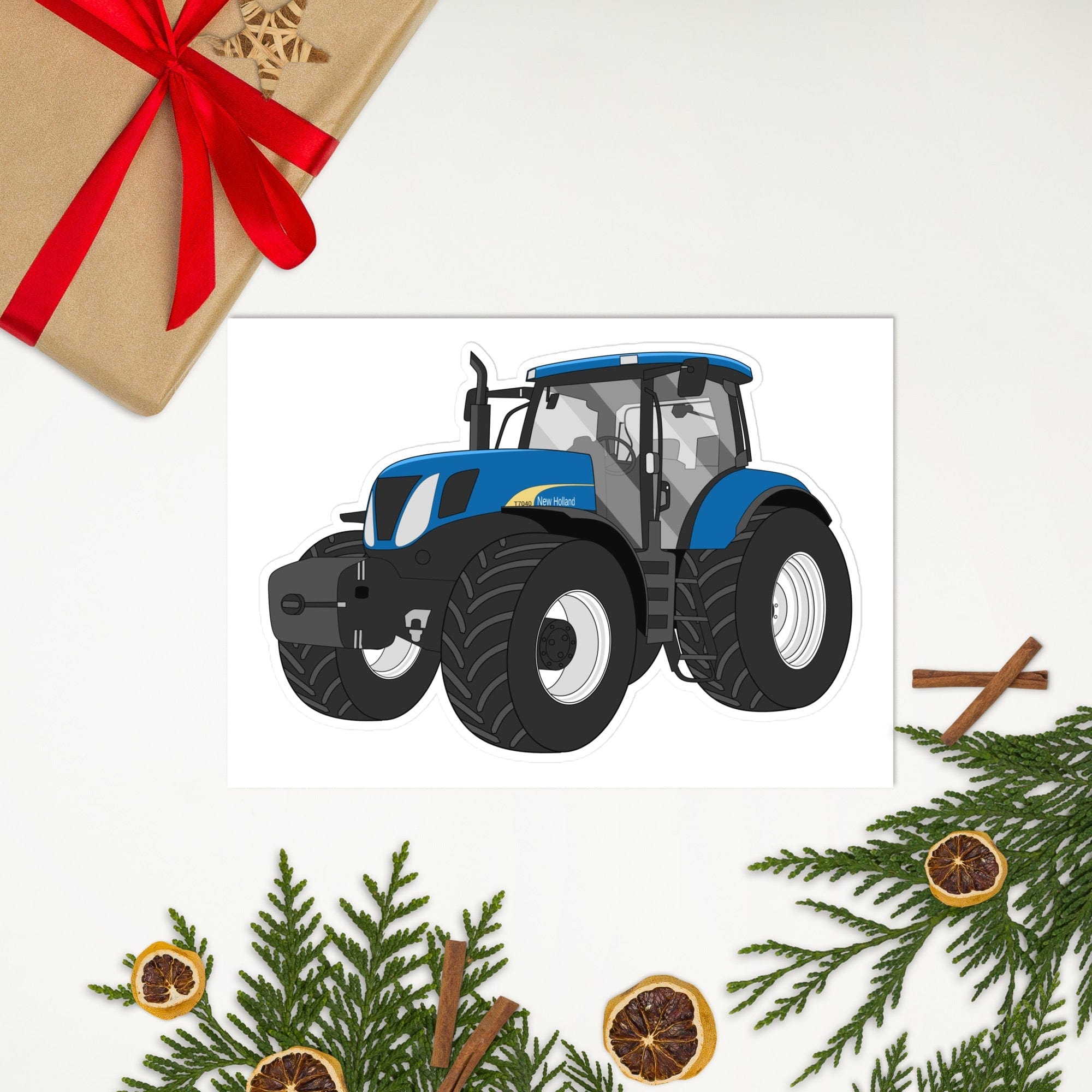The Tractor Mugs Store New Holland The 7040-1 | Sticker sheet Quality Farmers Merch