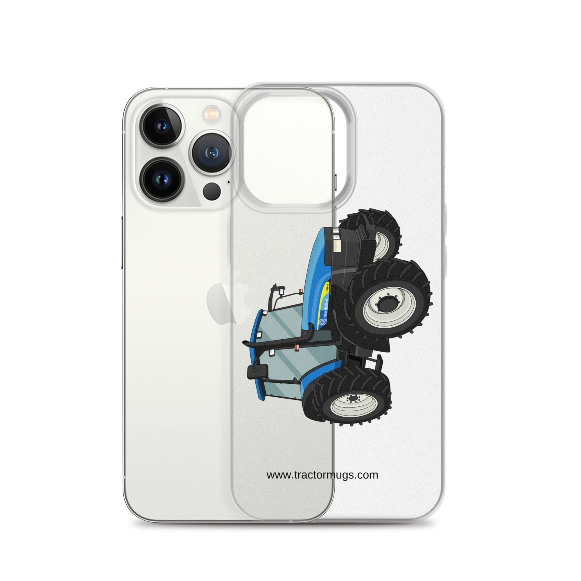 The Tractor Mugs Store New Holland TM 140 | Clear Case for iPhone® Quality Farmers Merch