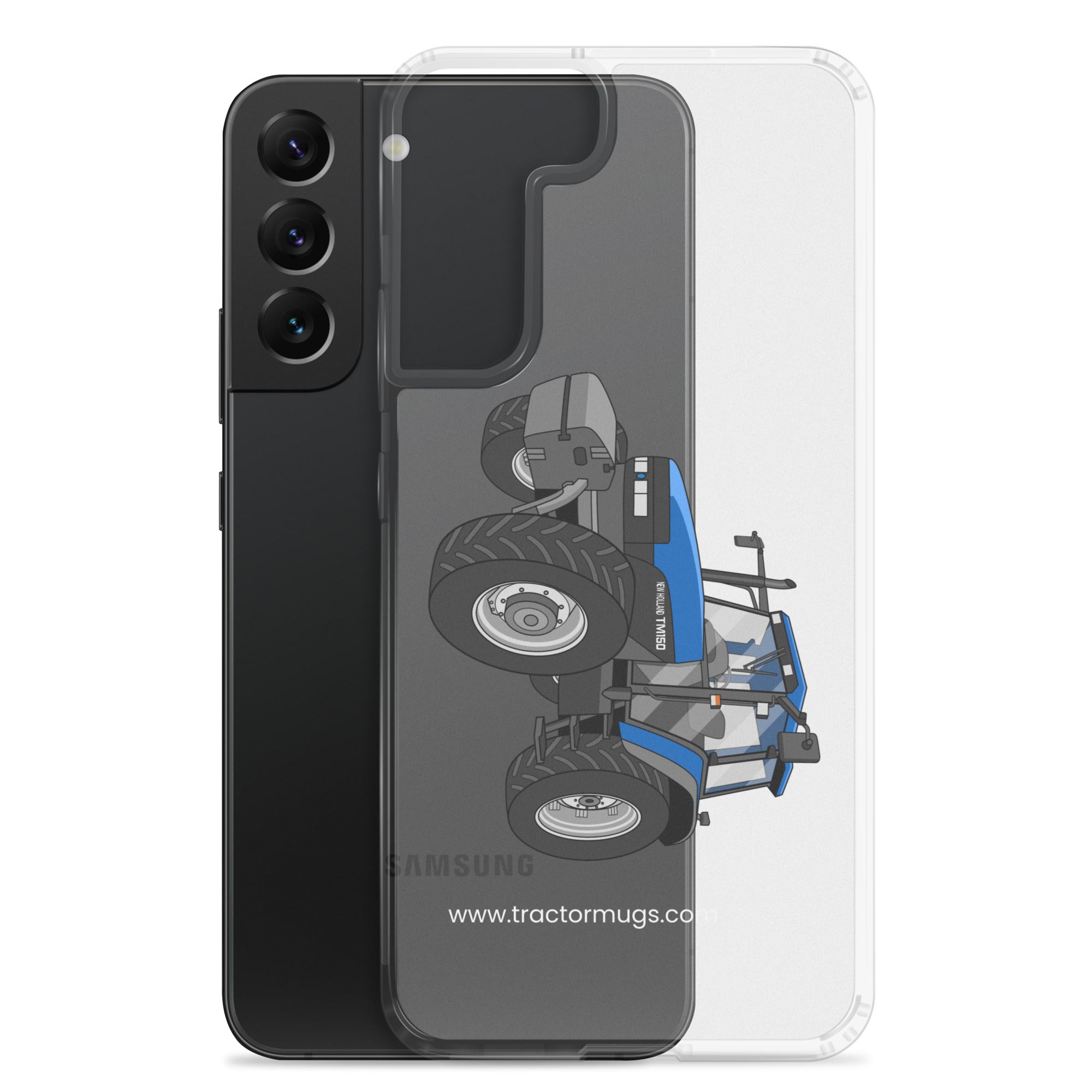 The Tractor Mugs Store New Holland TM 150 Super Steer | Clear Case for Samsung® Quality Farmers Merch