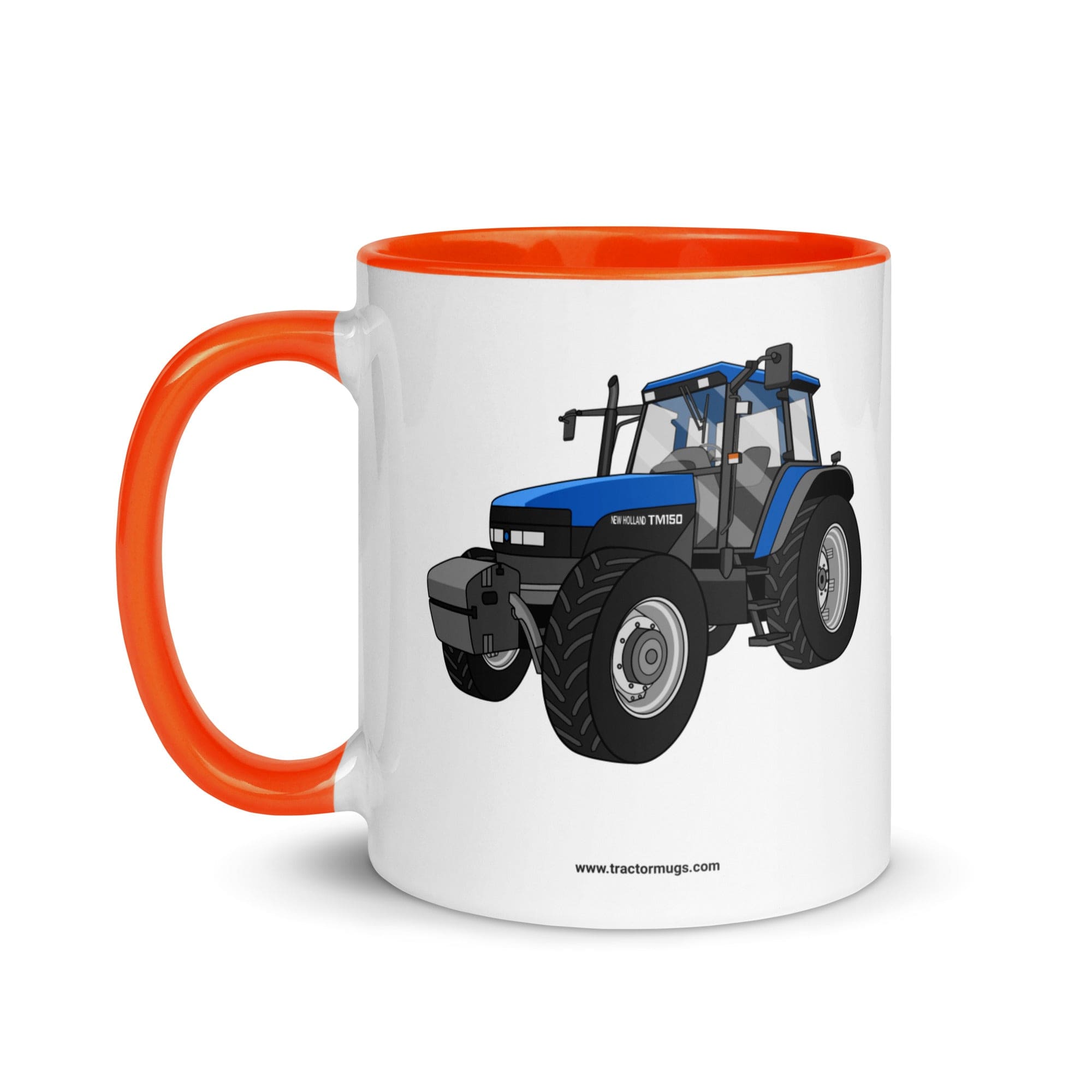 The Tractor Mugs Store New Holland TM 150 Super Steer | Mug with Color Inside Quality Farmers Merch