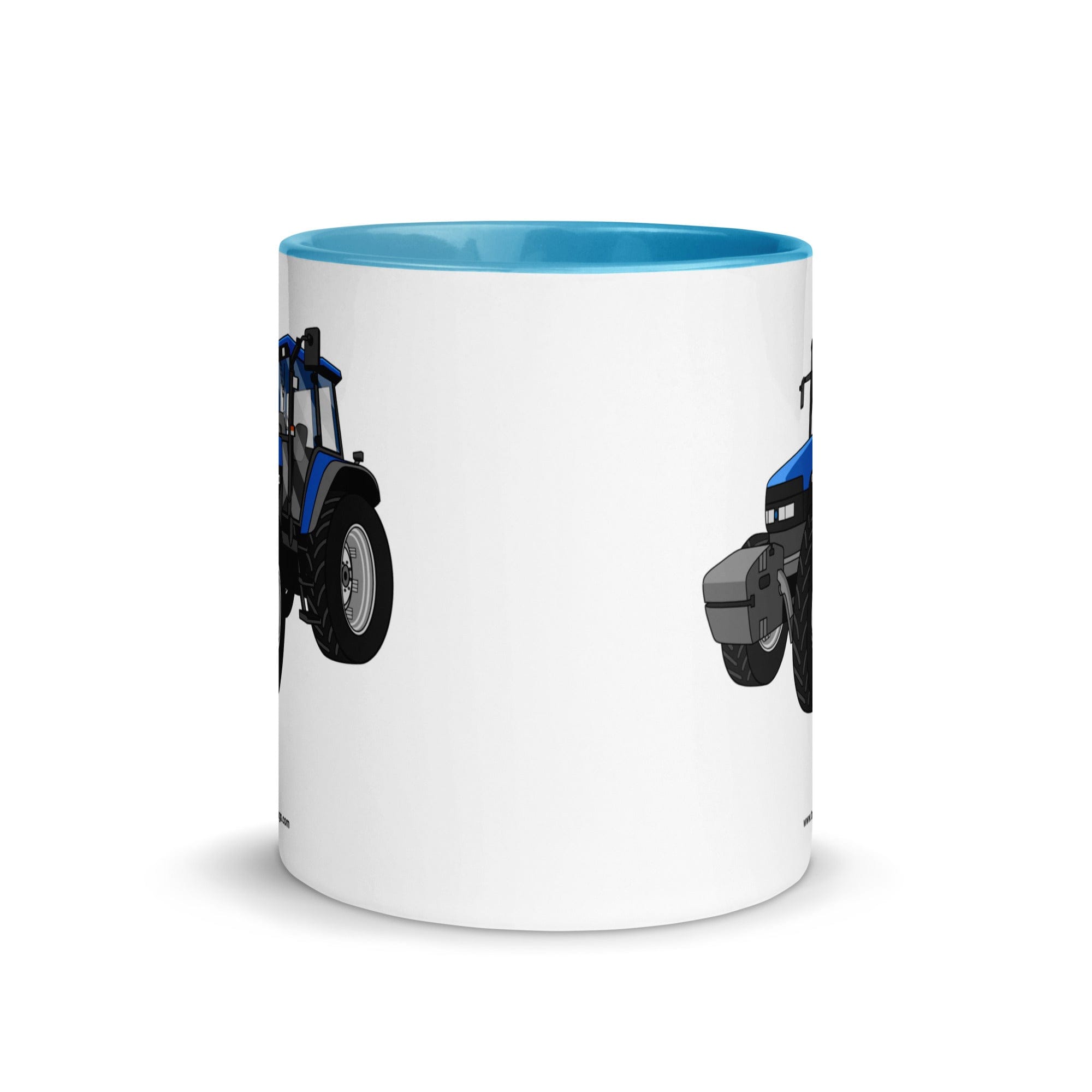 The Tractor Mugs Store New Holland TM 150 Super Steer | Mug with Color Inside Quality Farmers Merch