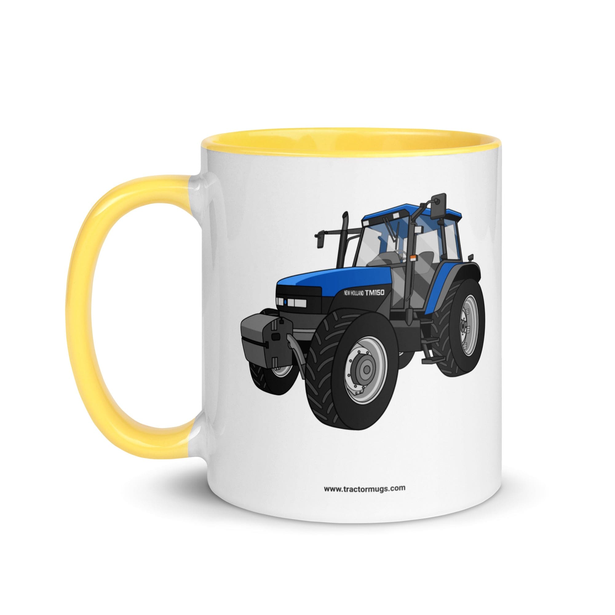 The Tractor Mugs Store New Holland TM 150 Super Steer | Mug with Color Inside Quality Farmers Merch