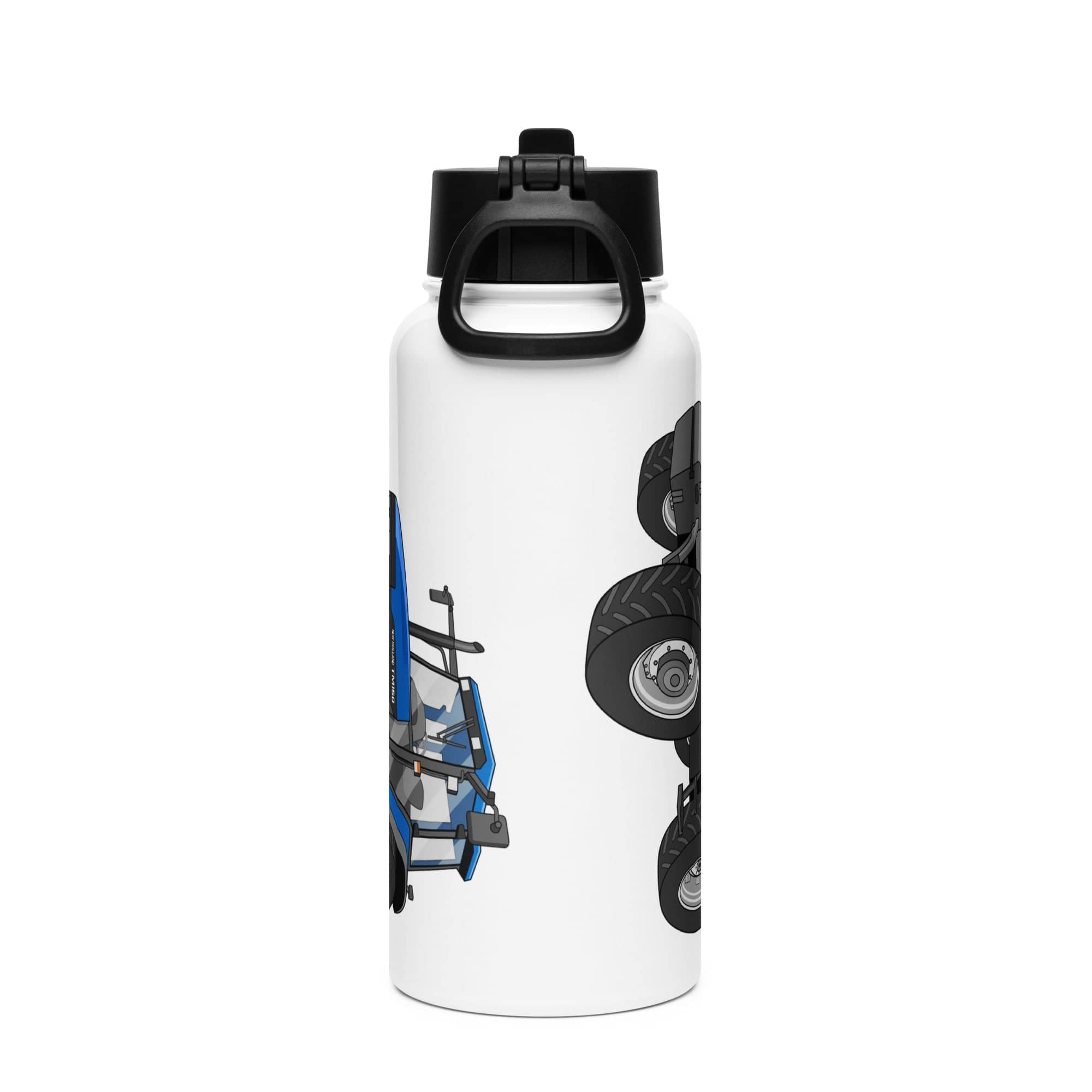 The Tractor Mugs Store New Holland TM 150 Super Steer | Stainless Steel Water Bottle Quality Farmers Merch