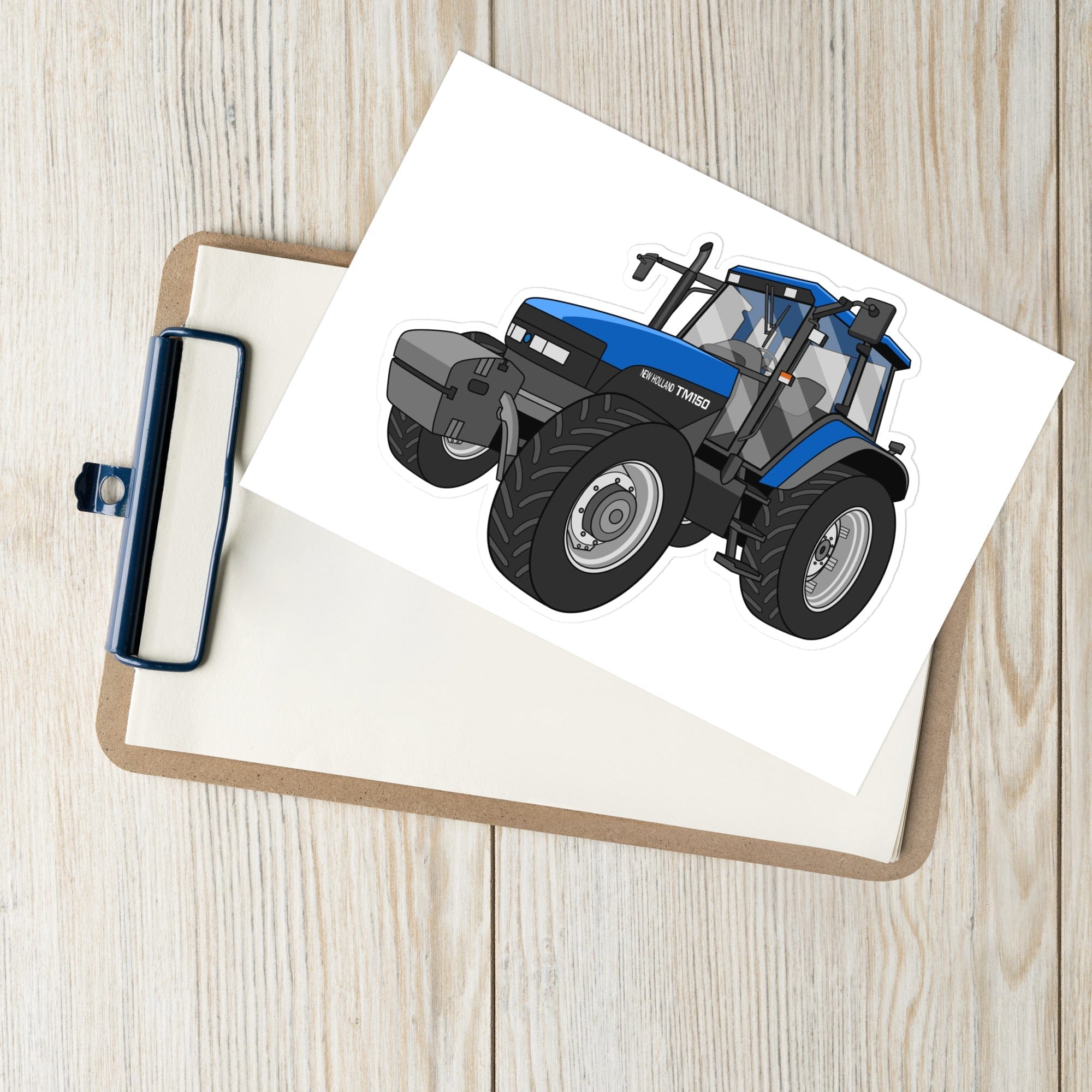 The Tractor Mugs Store New Holland TM 150 Super Steer | Sticker sheet Quality Farmers Merch