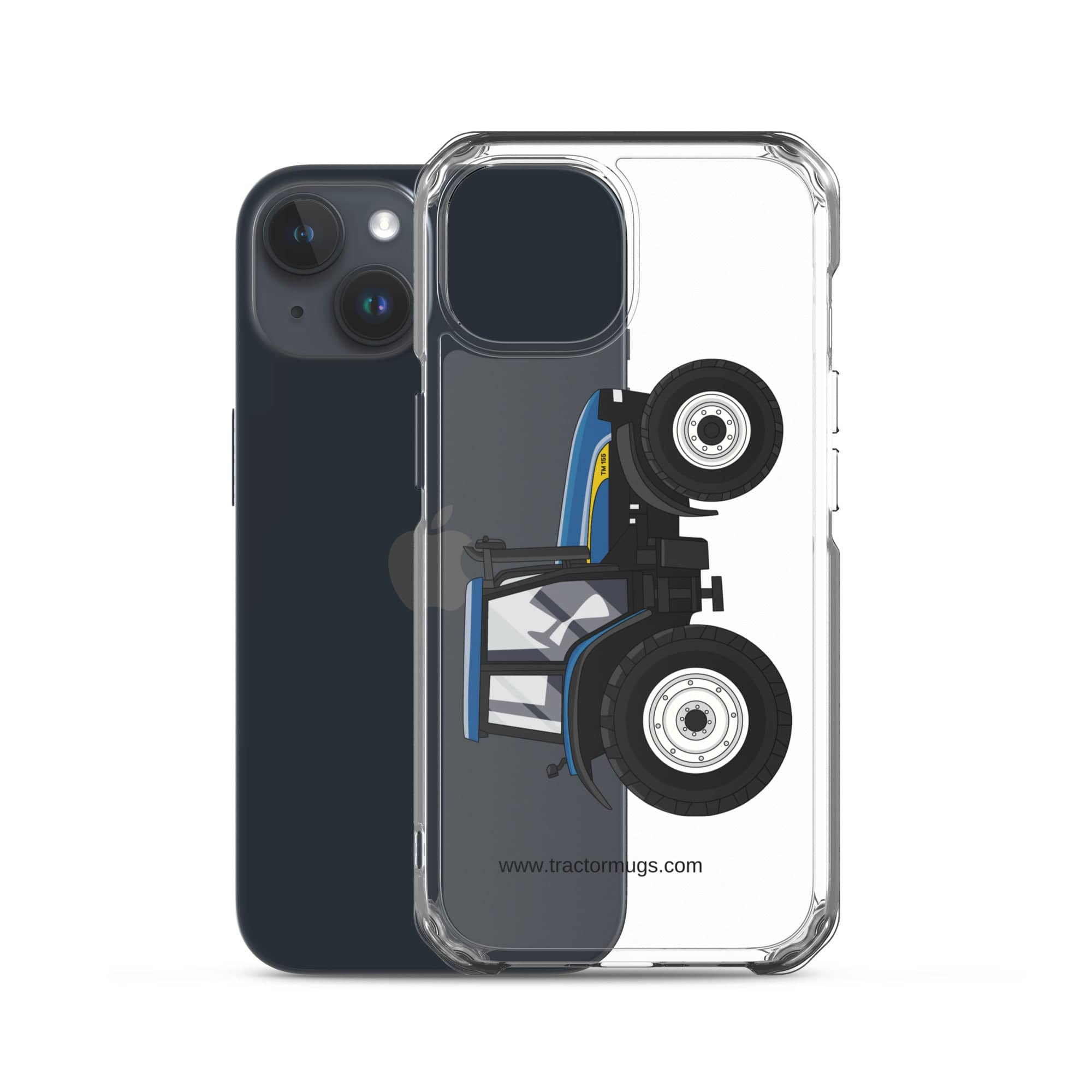 The Tractor Mugs Store New Holland TM 155 | Clear Case for iPhone® Quality Farmers Merch