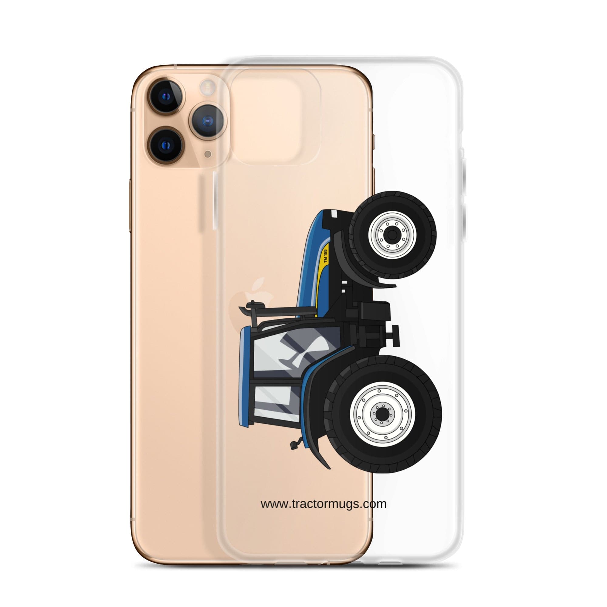 The Tractor Mugs Store New Holland TM 155 | Clear Case for iPhone® Quality Farmers Merch
