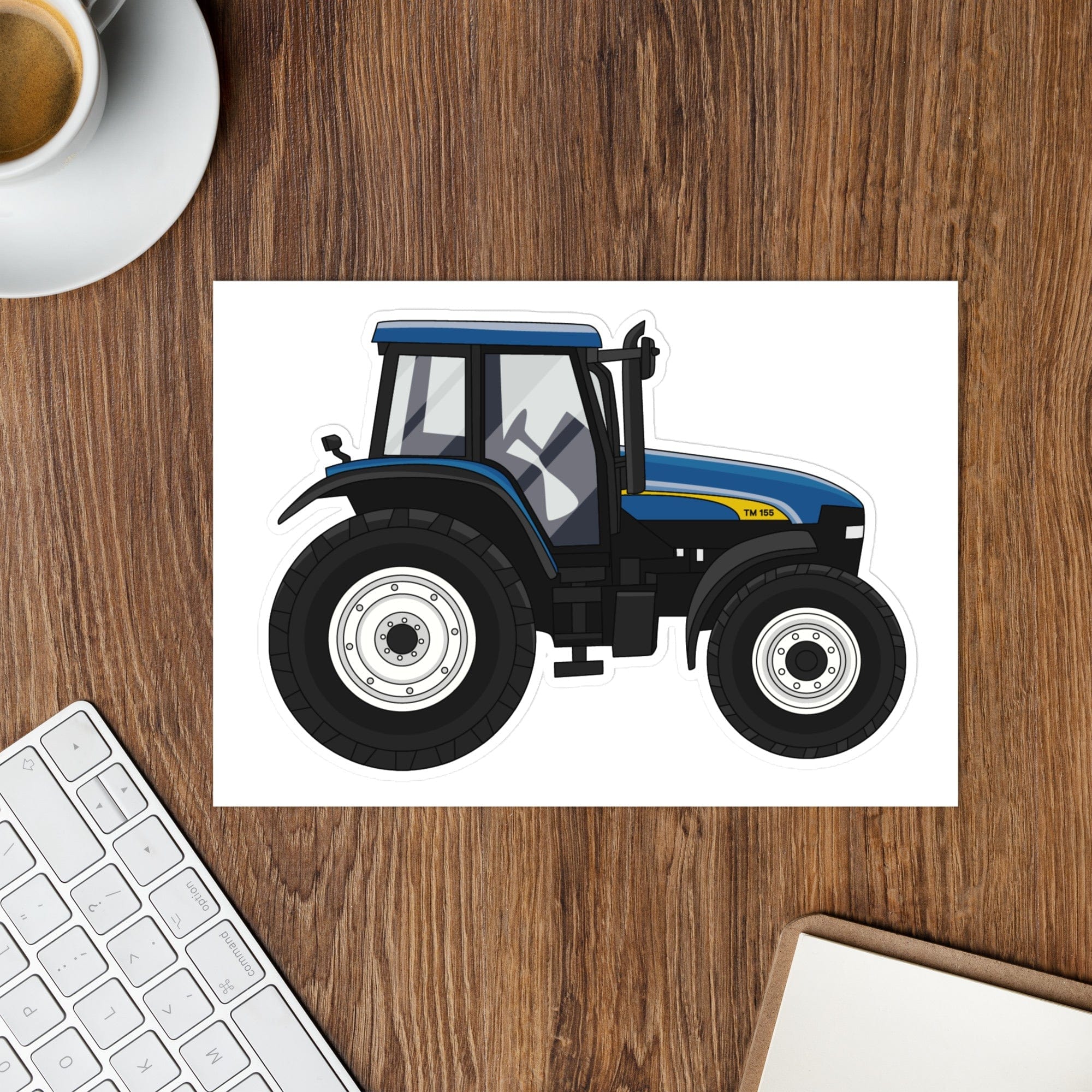 The Tractor Mugs Store New Holland TM 155 | Sticker sheet Quality Farmers Merch