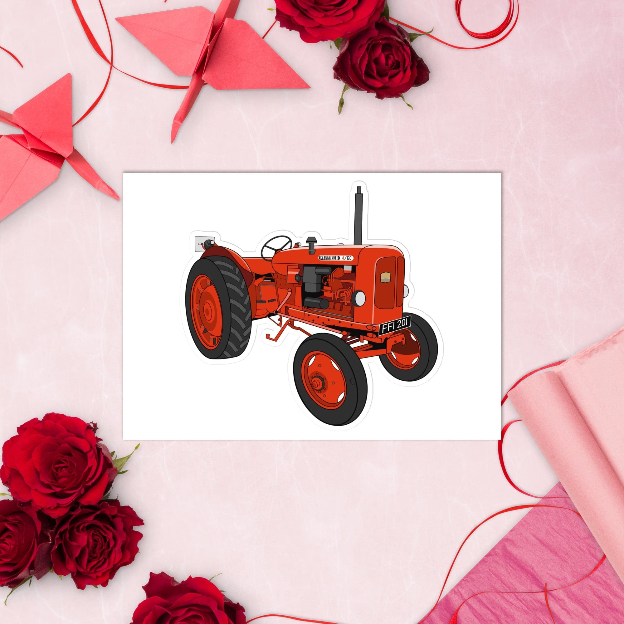 The Tractor Mugs Store Nuffield 4_60 | Sticker sheet Quality Farmers Merch