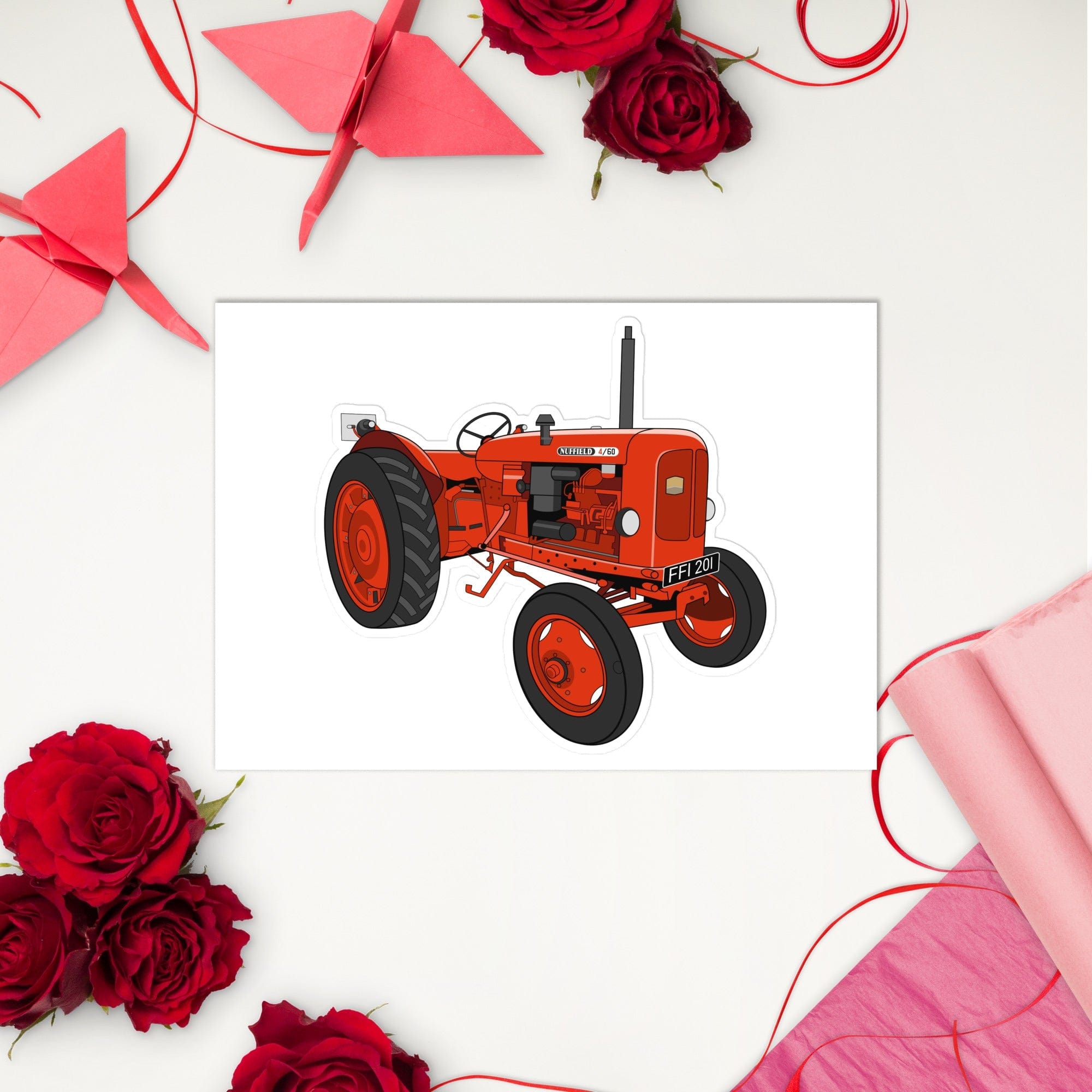 The Tractor Mugs Store Nuffield 4_60 | Sticker sheet Quality Farmers Merch