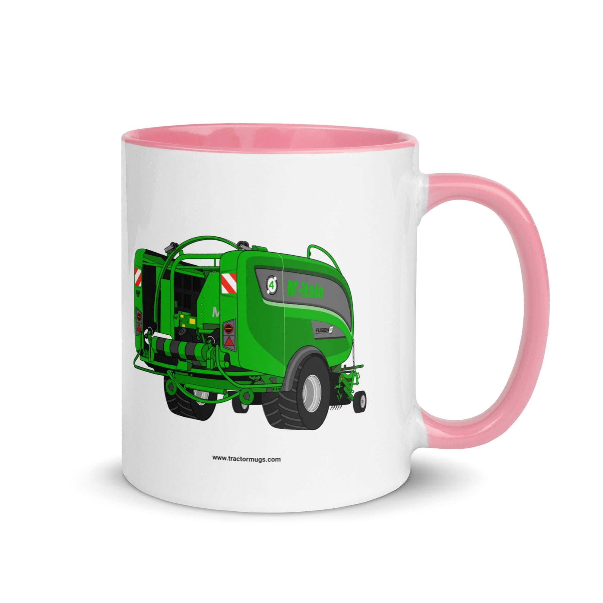 The Tractor Mugs Store Pink / 11 oz Mc Hale Fusion 2 Mug with Color Inside Quality Farmers Merch