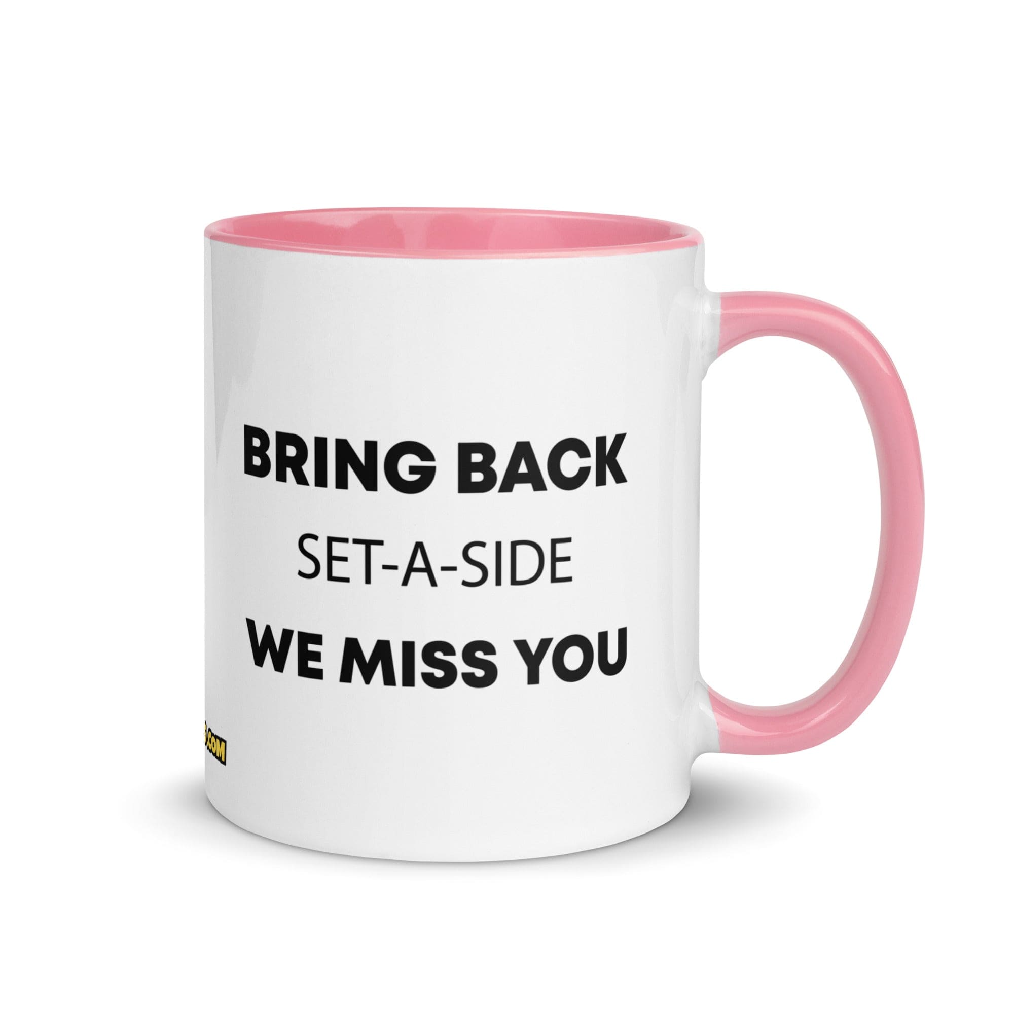 The Tractor Mugs Store Pink Bring Back Set A SIDE | Mug with Color Inside Quality Farmers Merch