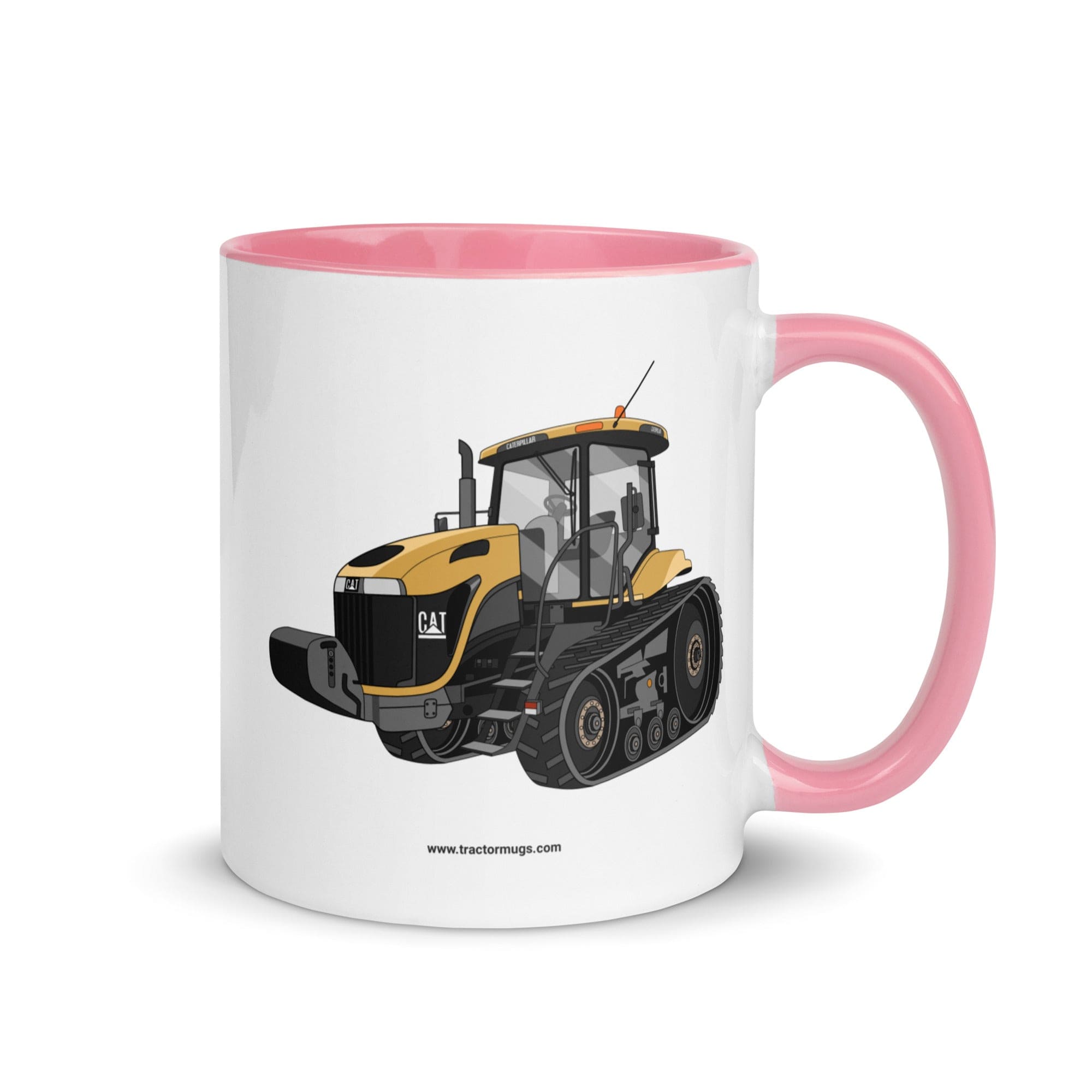 The Tractor Mugs Store Pink Challenger NT765A Crawler | Mug with Color Inside Quality Farmers Merch