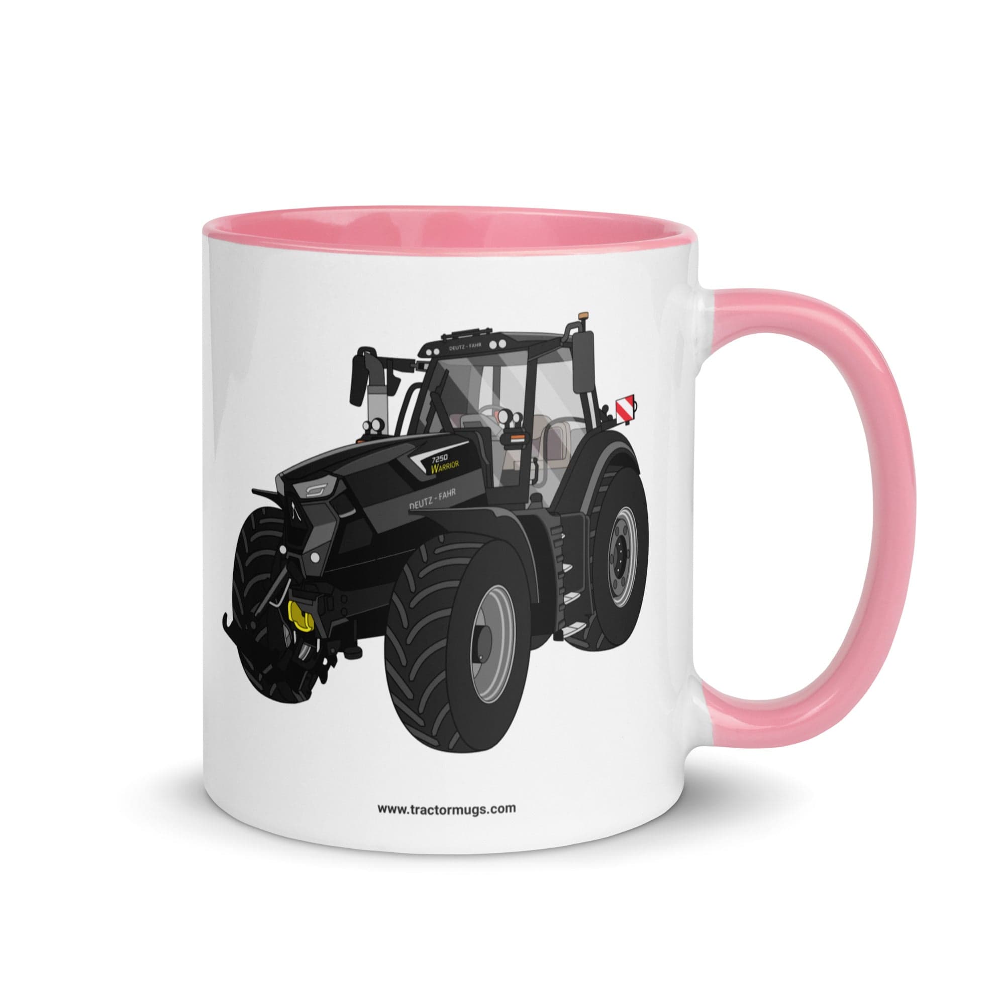 The Tractor Mugs Store Pink Deutz-Fahr 7250 TTV Warrior Edition | Mug with Color Inside Quality Farmers Merch