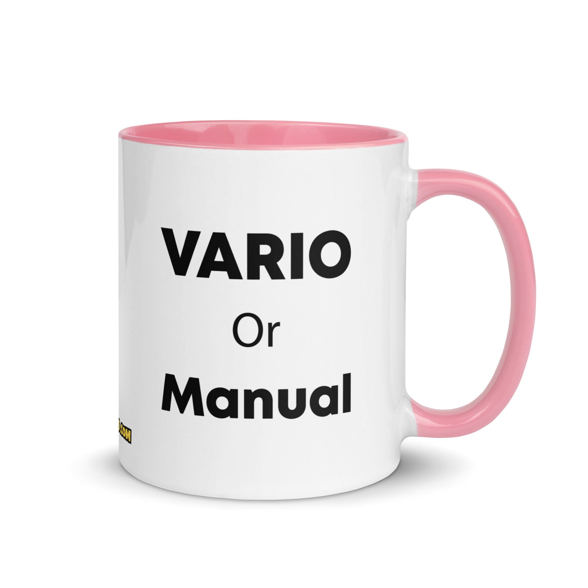 The Tractor Mugs Store Pink Vario or Manual | Mug with Color Inside Quality Farmers Merch