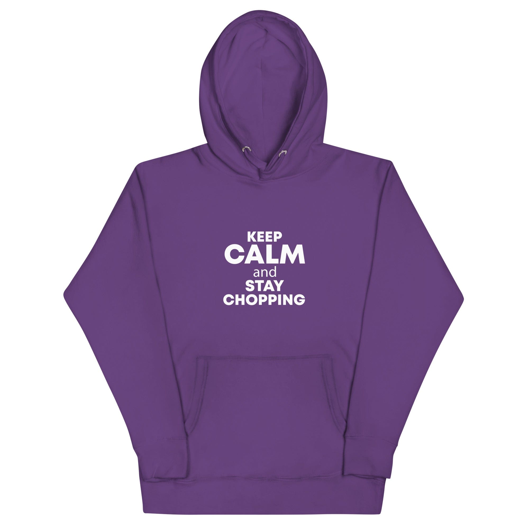 The Tractor Mugs Store Purple / S Keep Calm. Stay Choppin | Unisex Hoodie Quality Farmers Merch