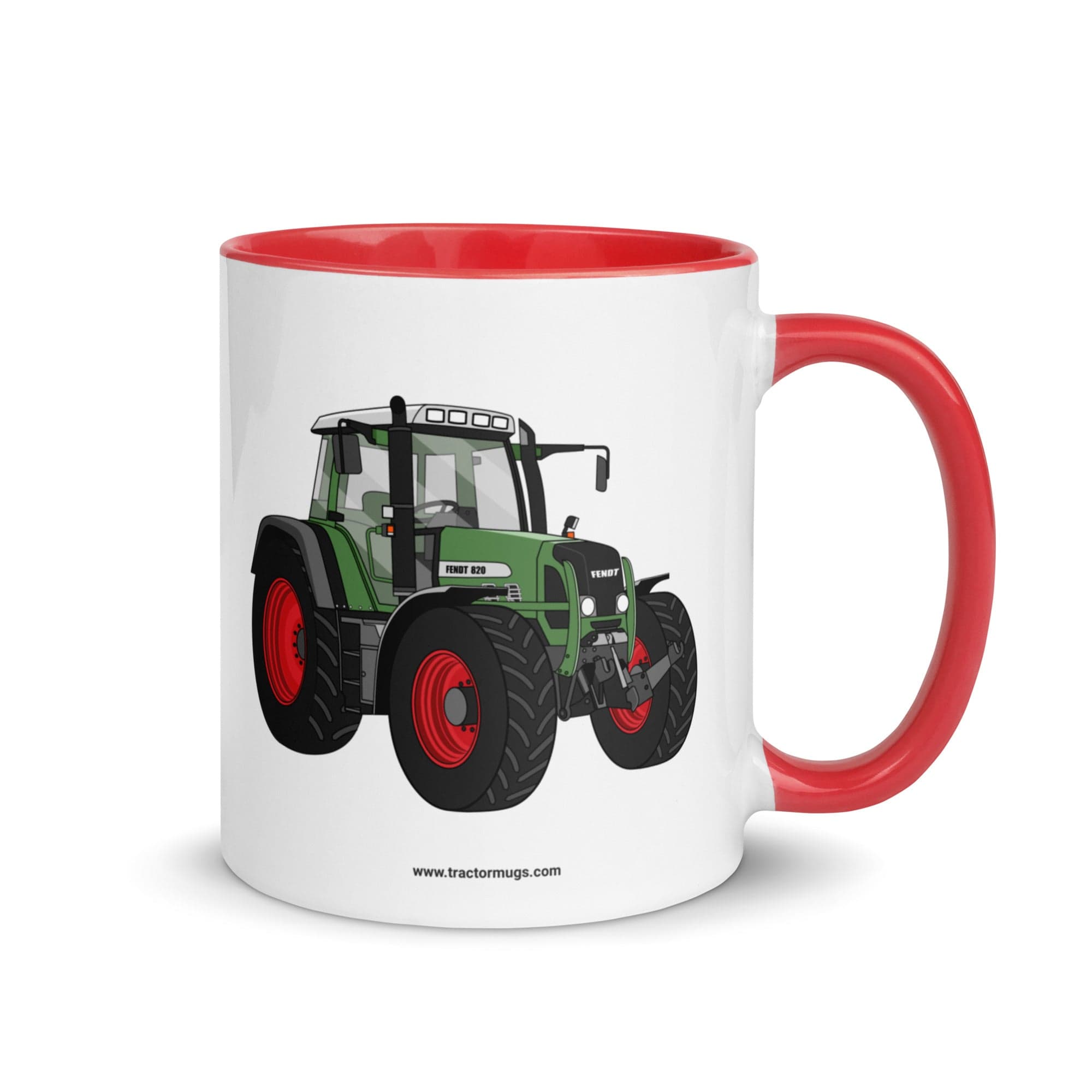 The Tractor Mugs Store Red / 11 oz Fendt 820 VArio TMS | Mug with Color Inside Quality Farmers Merch