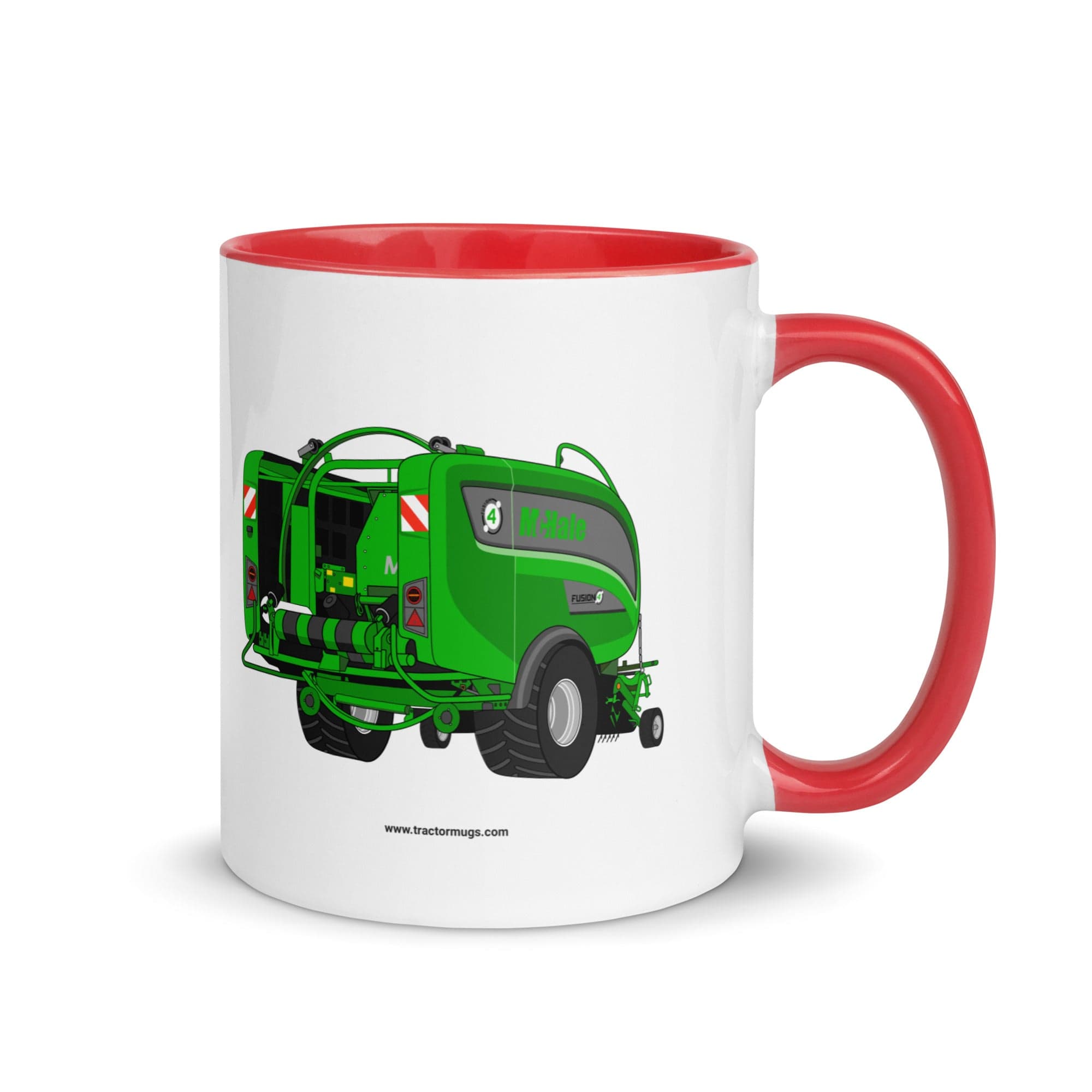 The Tractor Mugs Store Red / 11 oz Mc Hale Fusion 2 Mug with Color Inside Quality Farmers Merch