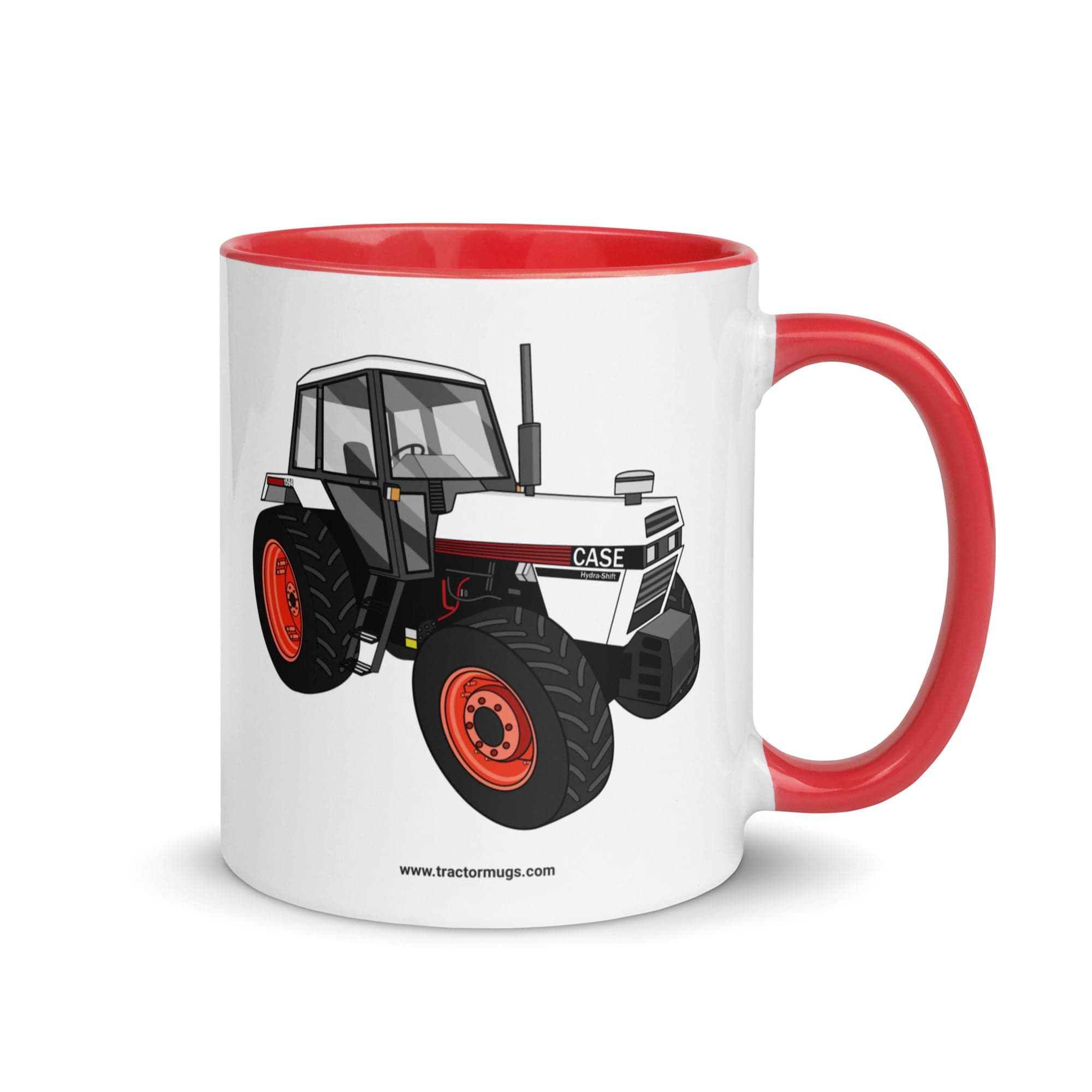 The Tractor Mugs Store Red 1985 Case 1594 Hydra-Shift | Mug with Color Inside Quality Farmers Merch