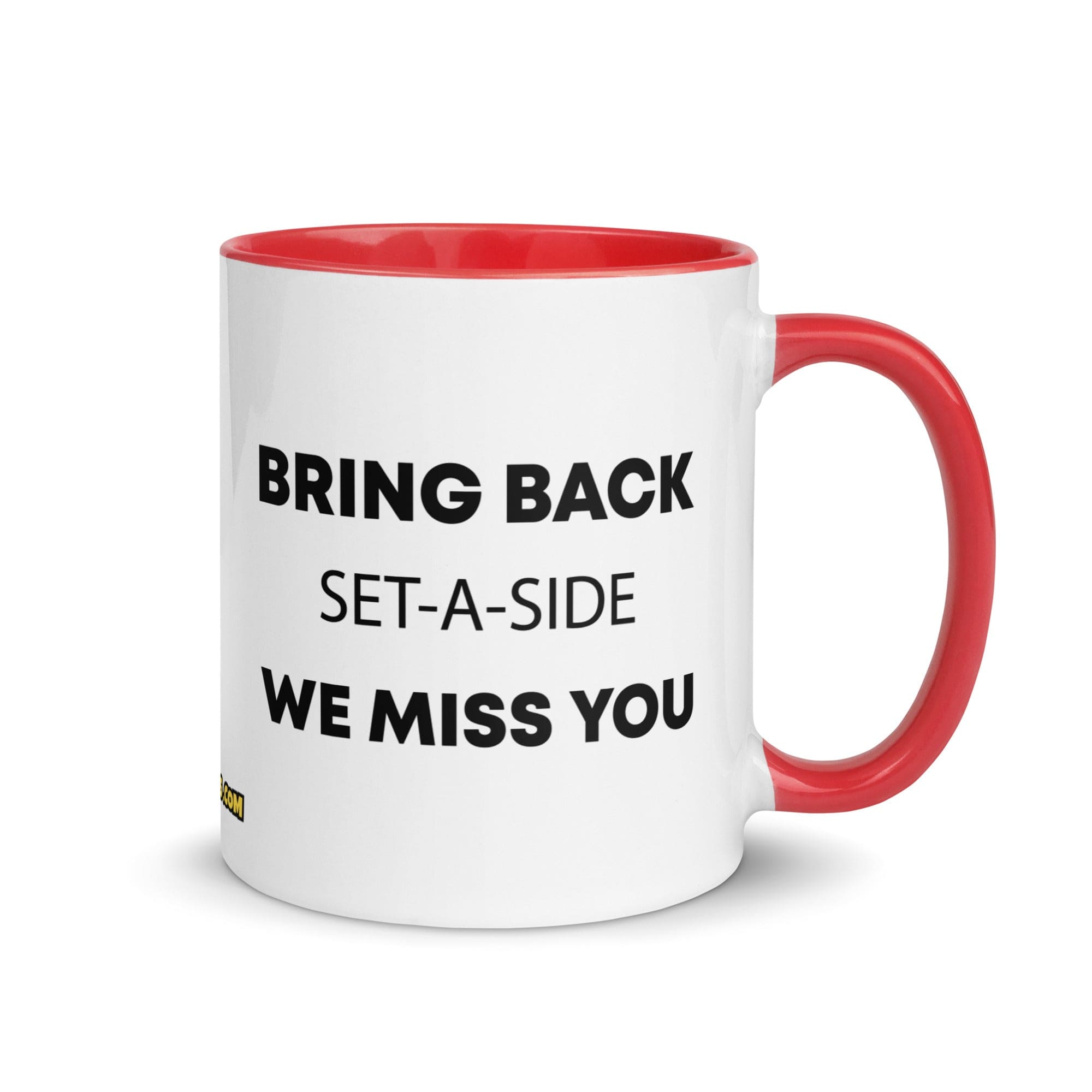 The Tractor Mugs Store Red Bring Back Set-A-Side We Miss You | Mug with Color Inside Quality Farmers Merch