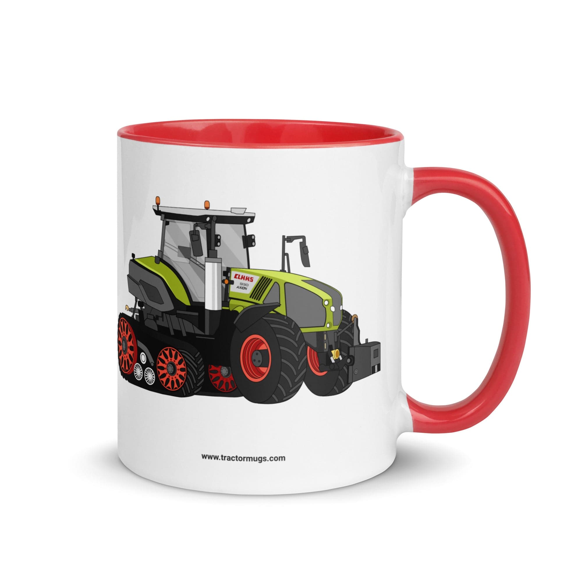The Tractor Mugs Store Red Class Axion 930 Mug with Color Inside Quality Farmers Merch