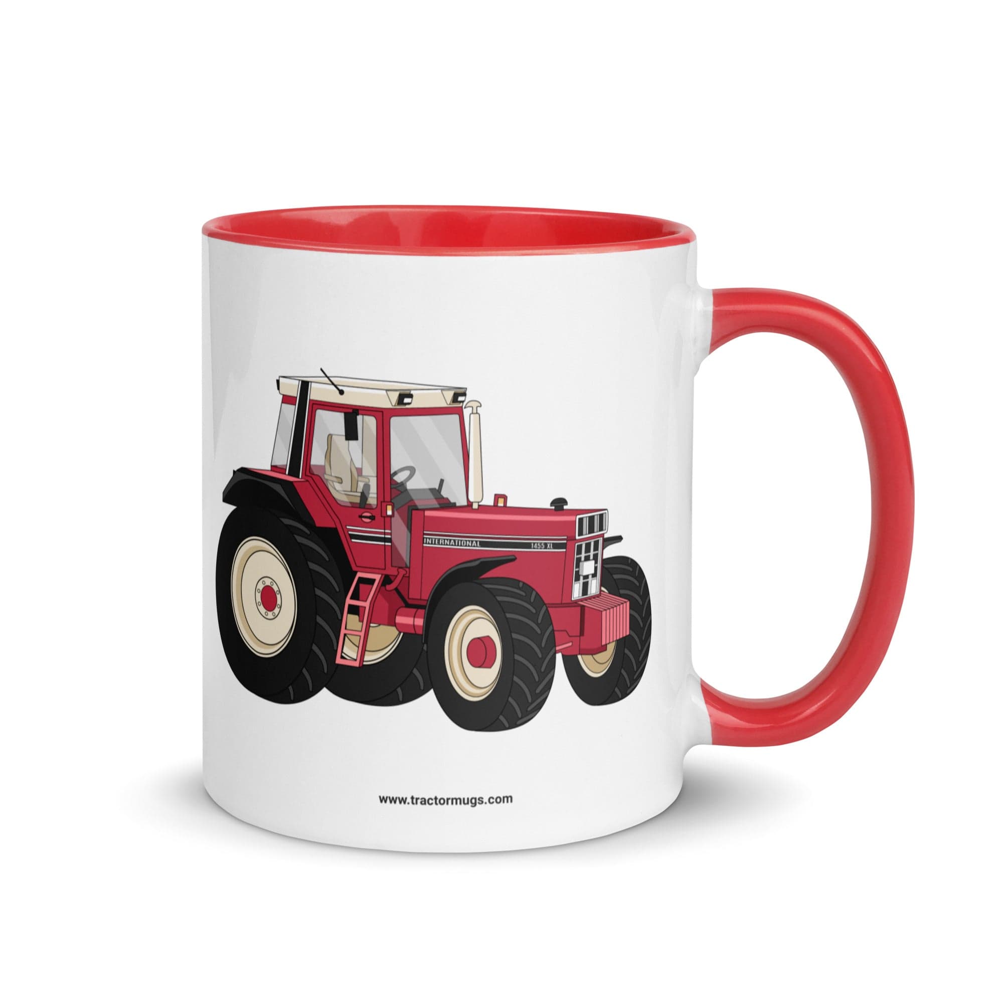 The Tractor Mugs Store Red IHC 1455 XL | Mug with Color Inside Quality Farmers Merch