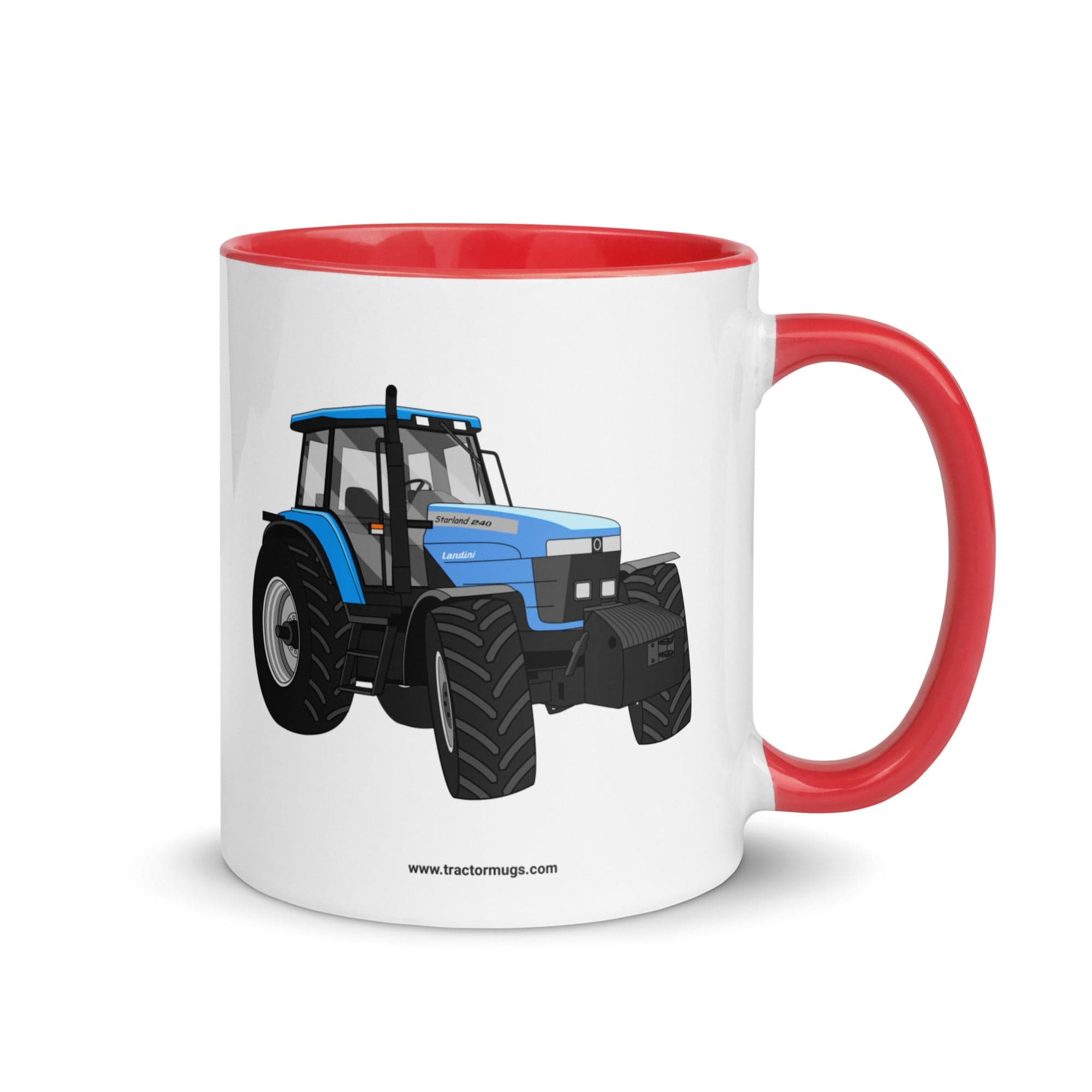 The Tractor Mugs Store Red Landini Starland 240 | Mug with Color Inside Quality Farmers Merch