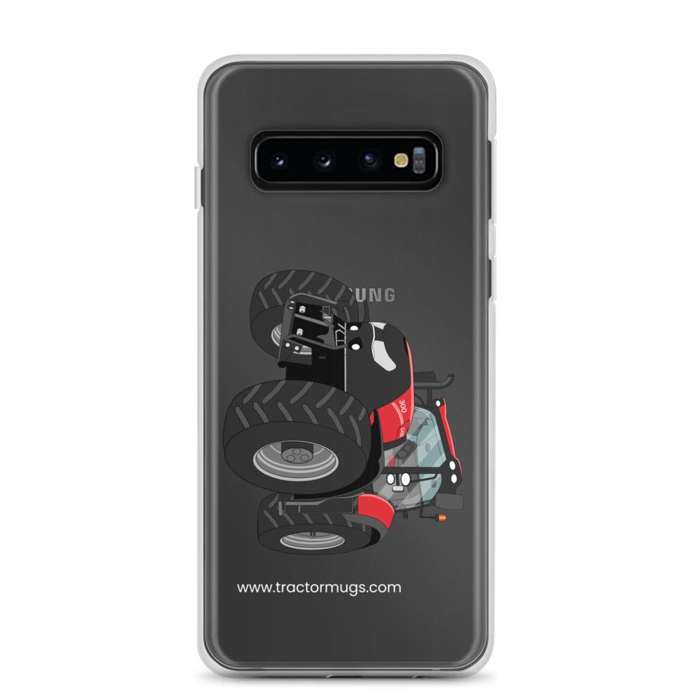 The Tractor Mugs Store Samsung Galaxy S10 Case IH Optum 300 CVX | Clear Case for Samsung® Quality Farmers Merch