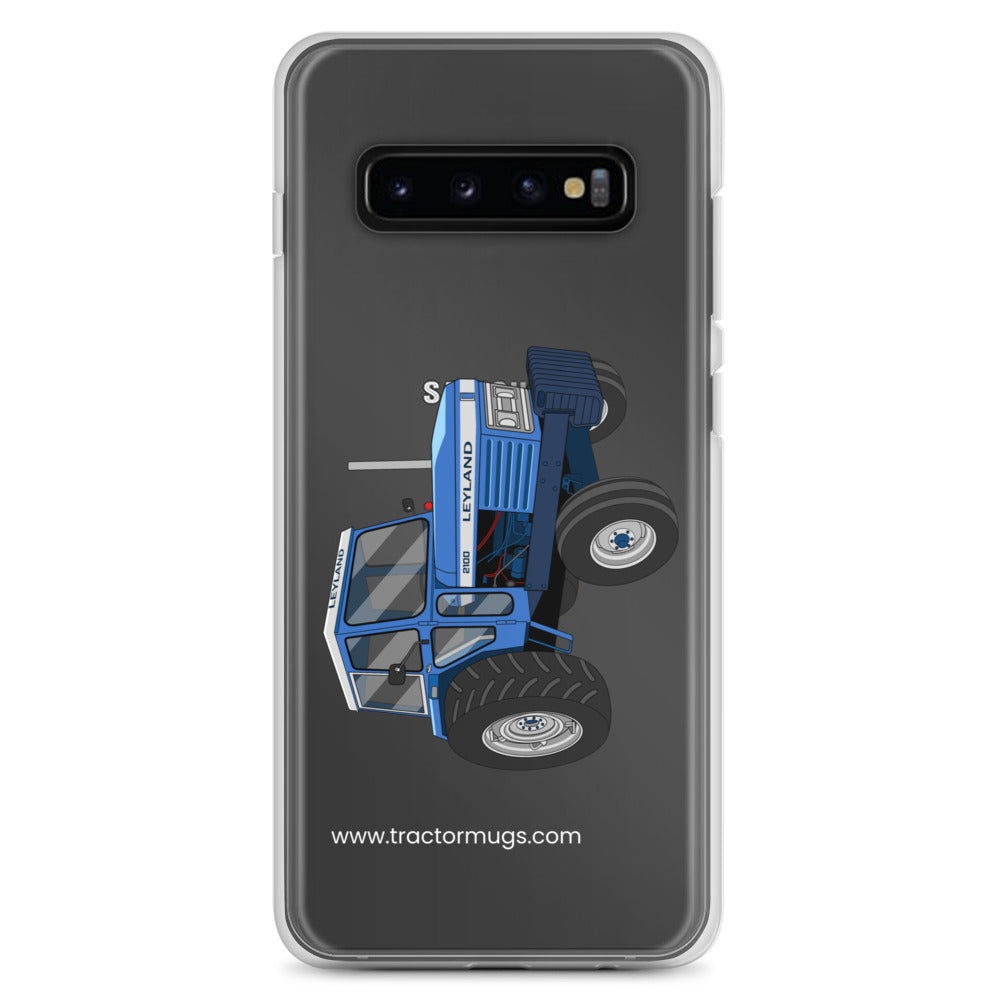 The Tractor Mugs Store Samsung Galaxy S10+ Leyland 2100 | Clear Case for Samsung® Quality Farmers Merch
