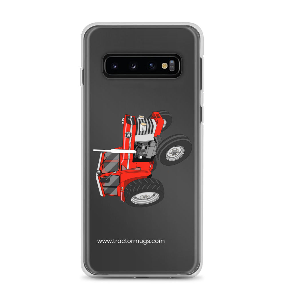 The Tractor Mugs Store Samsung Galaxy S10 Massey Ferguson 185 | Clear Case for Samsung® Quality Farmers Merch