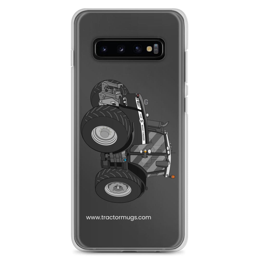 The Tractor Mugs Store Samsung Galaxy S10+ Massey Ferguson 7726S Black Beauty | Clear Case for Samsung® Quality Farmers Merch