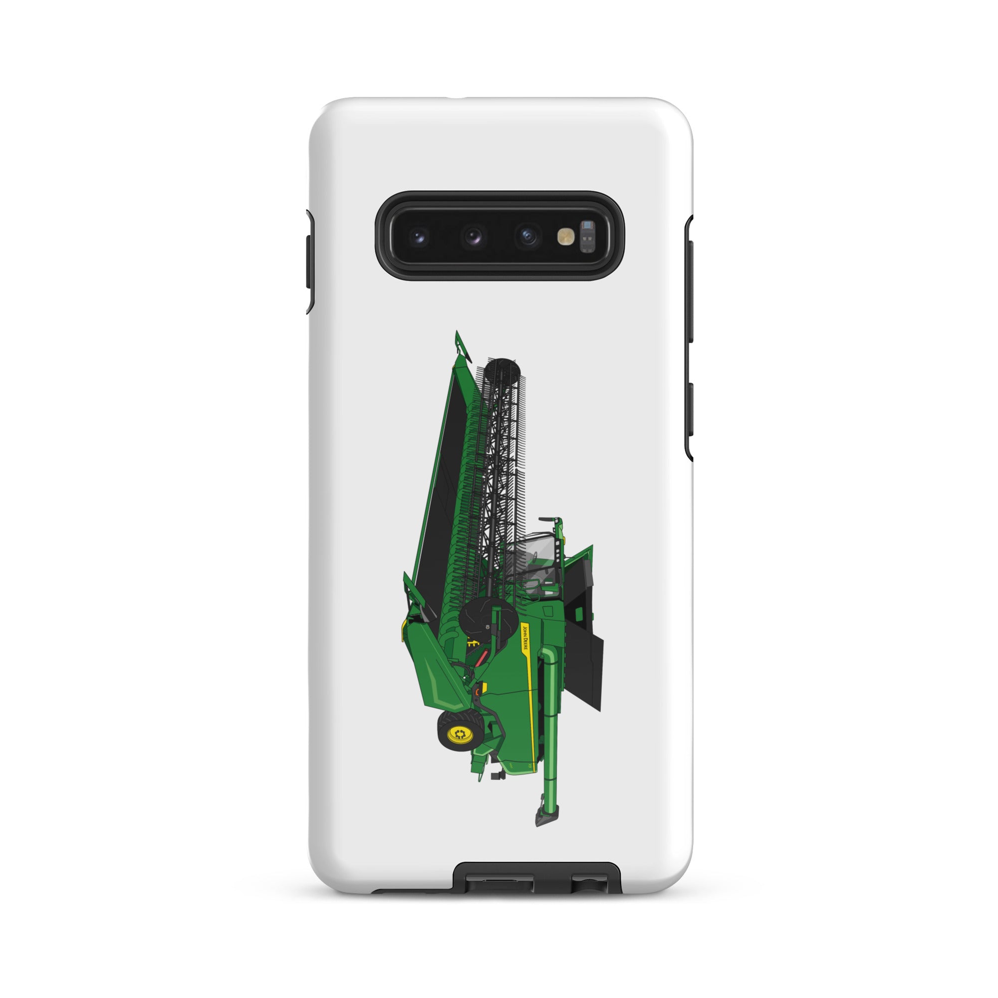 The Tractor Mugs Store Samsung Galaxy S10 Plus John Deere X9 1100 Combine | Tough case for Samsung® Quality Farmers Merch