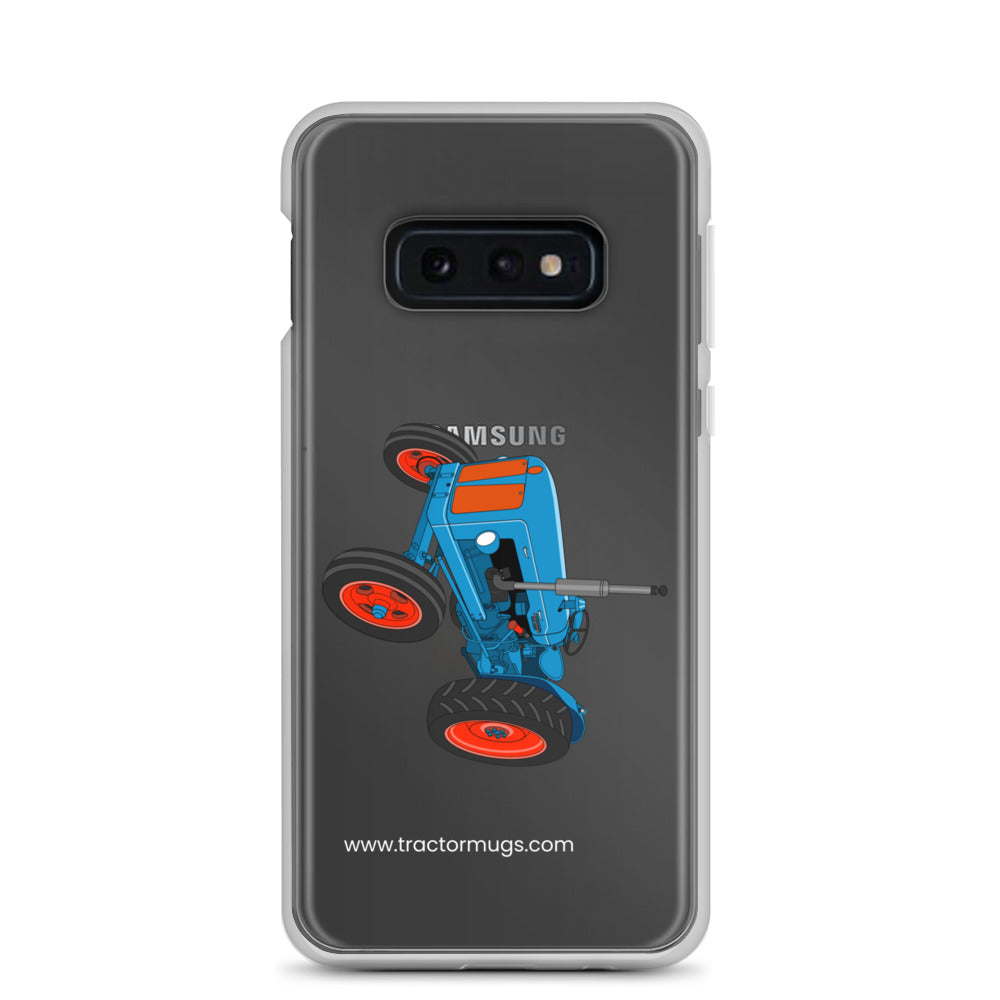 The Tractor Mugs Store Samsung Galaxy S10e Fordson Super Dexta | Clear Case for Samsung® Quality Farmers Merch