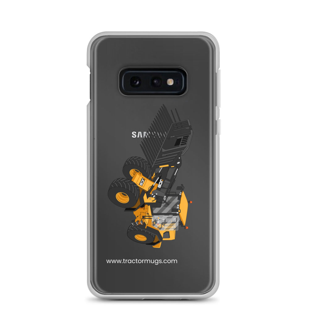 The Tractor Mugs Store Samsung Galaxy S10e JCB 435 S Farm Master | Clear Case for Samsung® Quality Farmers Merch