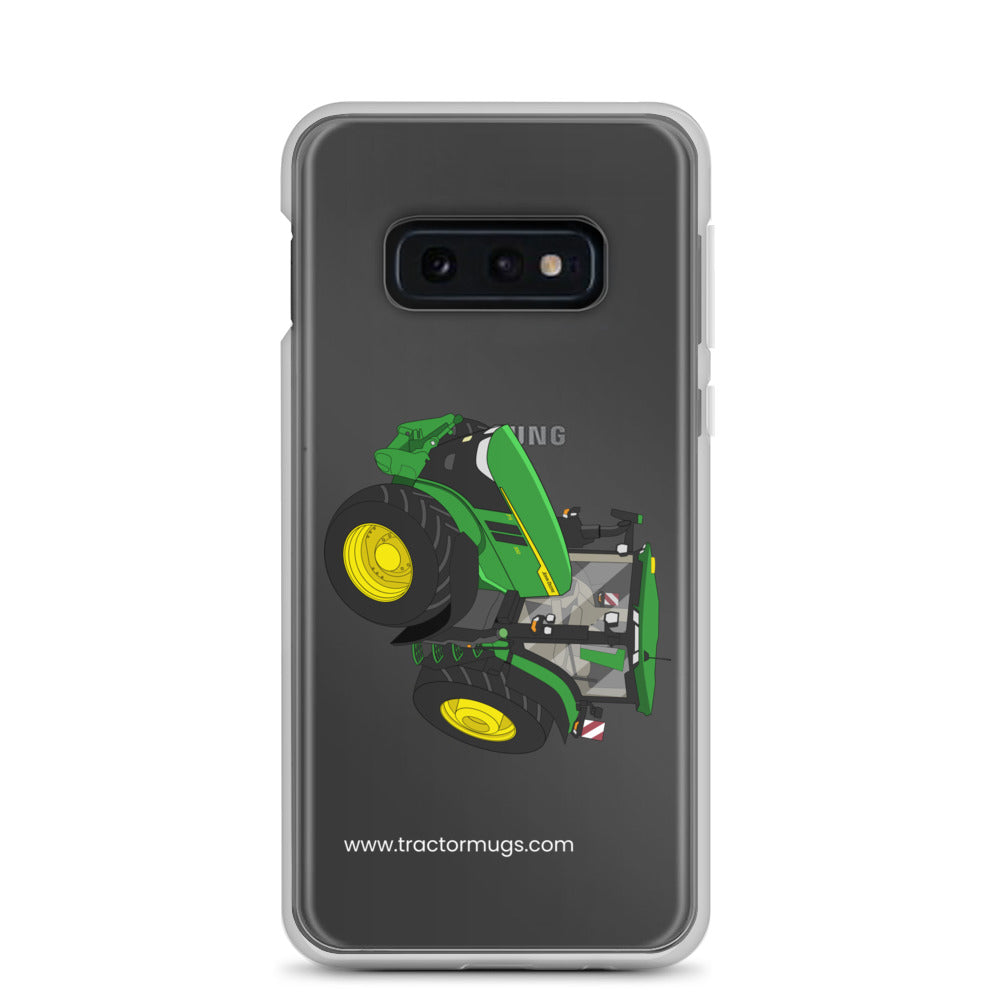 The Tractor Mugs Store Samsung Galaxy S10e John Deere 7R 350 auto power | Clear Case for Samsung® Quality Farmers Merch