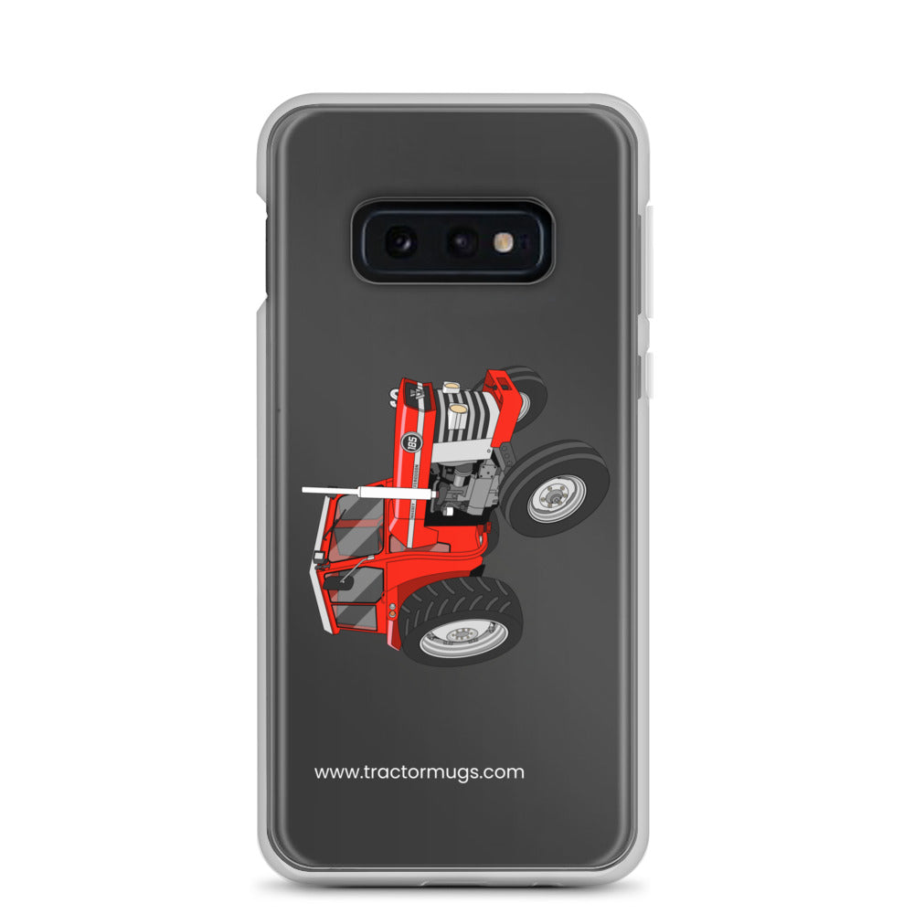 The Tractor Mugs Store Samsung Galaxy S10e Massey Ferguson 185 | Clear Case for Samsung® Quality Farmers Merch
