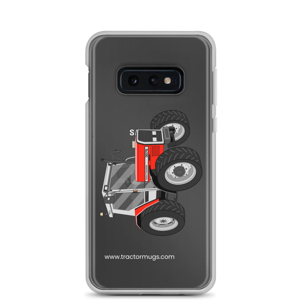 The Tractor Mugs Store Samsung Galaxy S10e Massey Ferguson 3075 | Clear Case for Samsung® Quality Farmers Merch