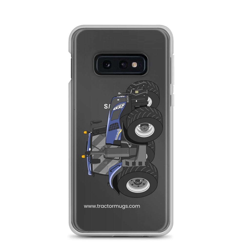 The Tractor Mugs Store Samsung Galaxy S10e New Holland T8 435 | Clear Case for Samsung® Quality Farmers Merch